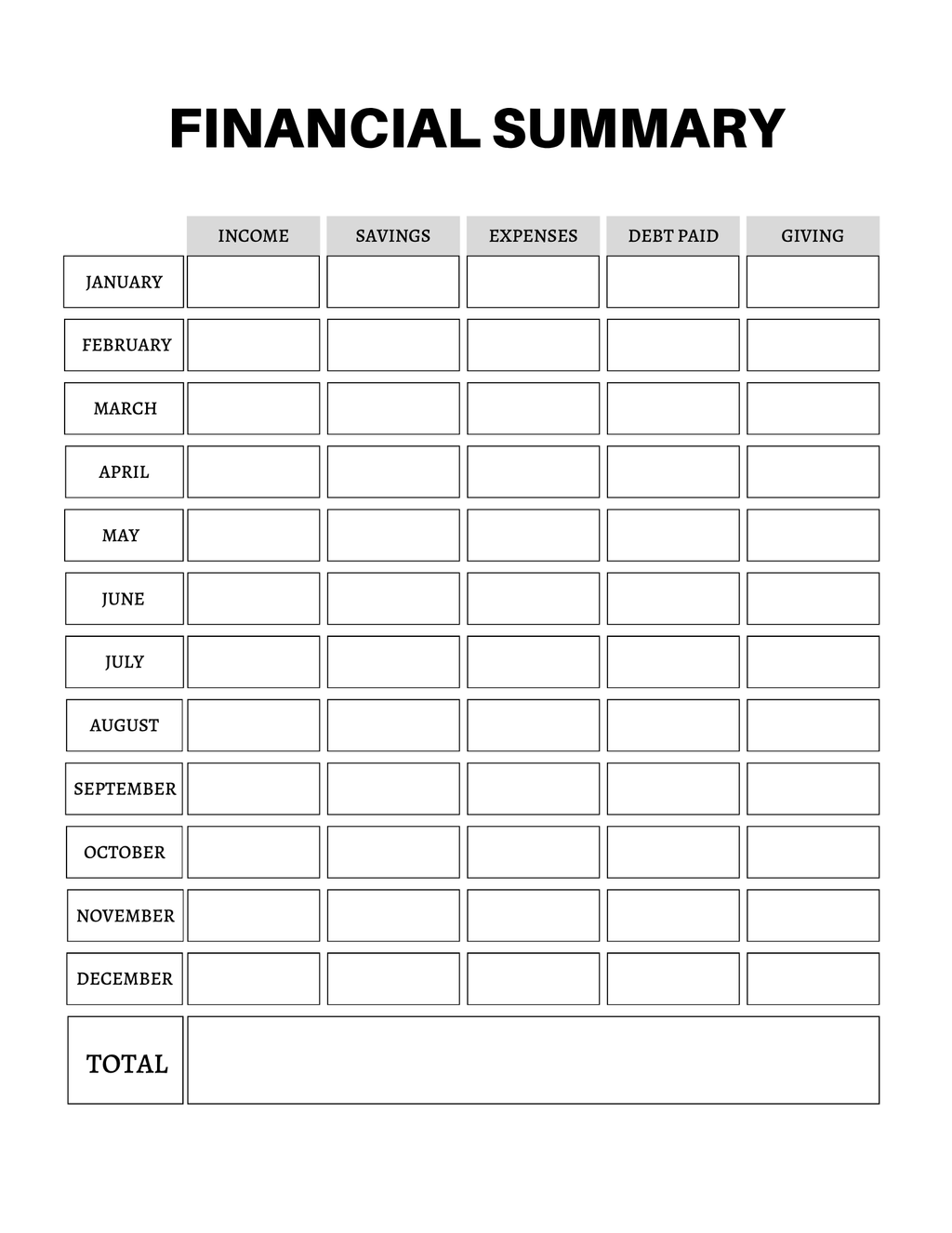 Budget & Financial Planner