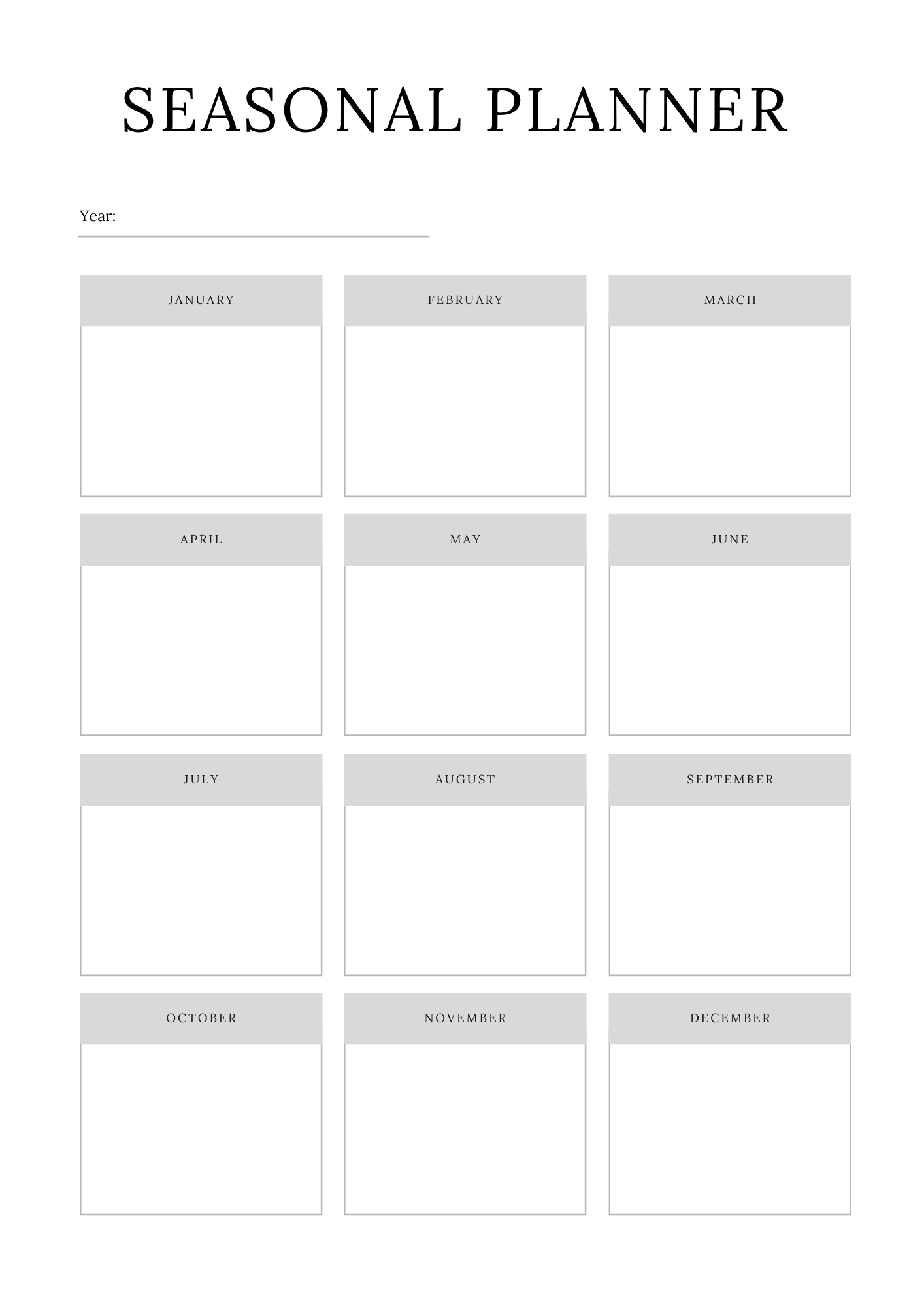 Etsy Shop Planner