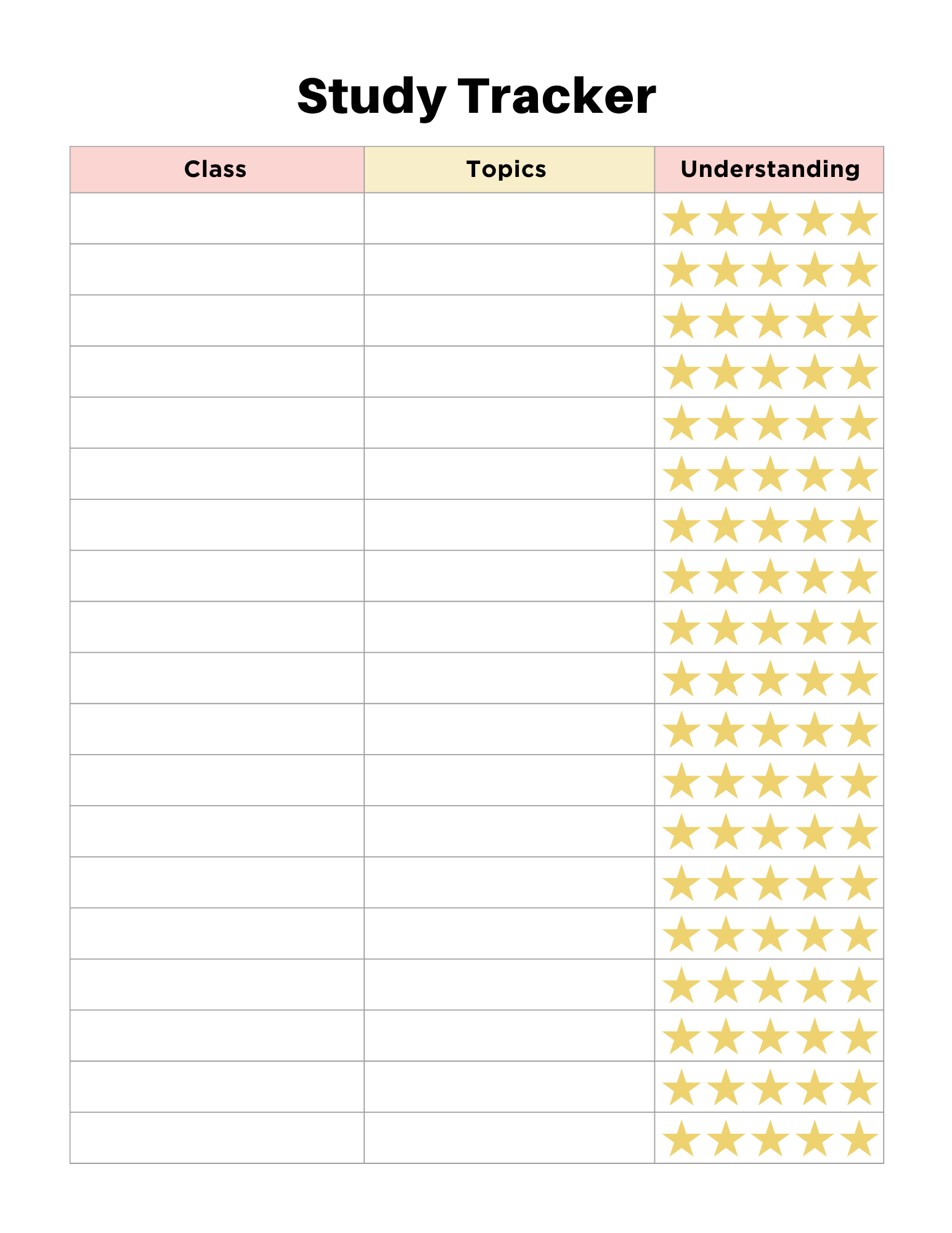 Student Success Organizer