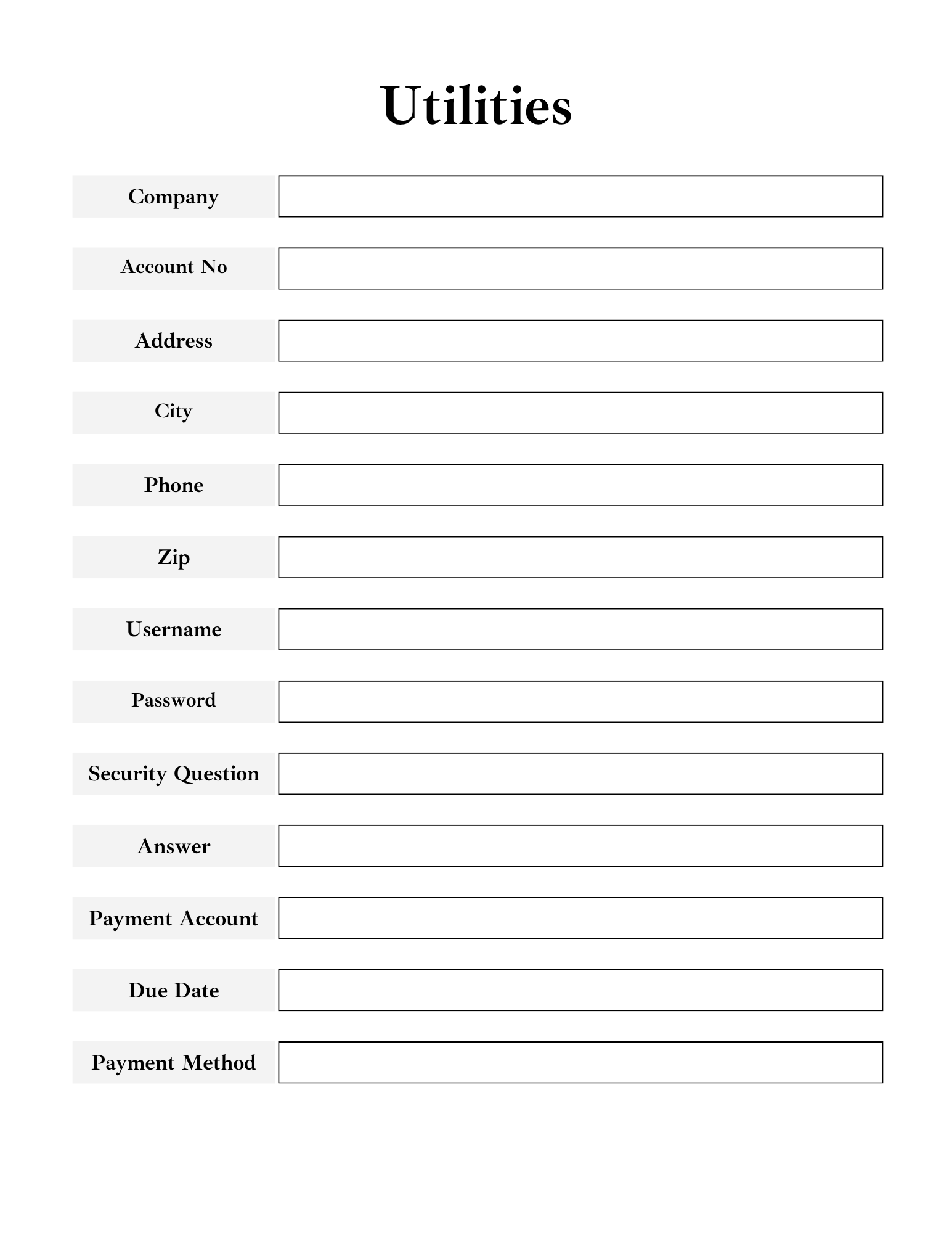 End of Life Planner
