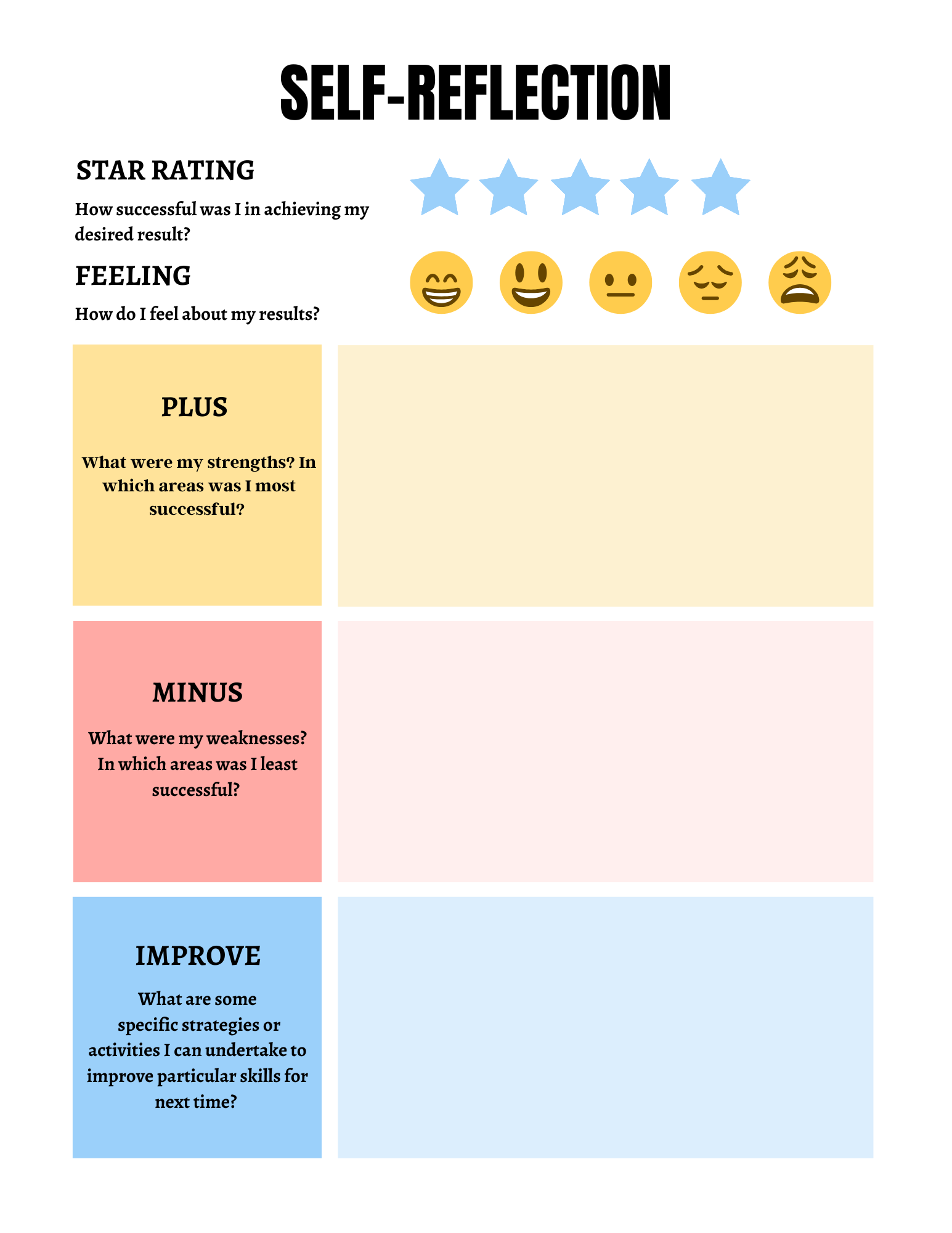 Self Control Activity Book