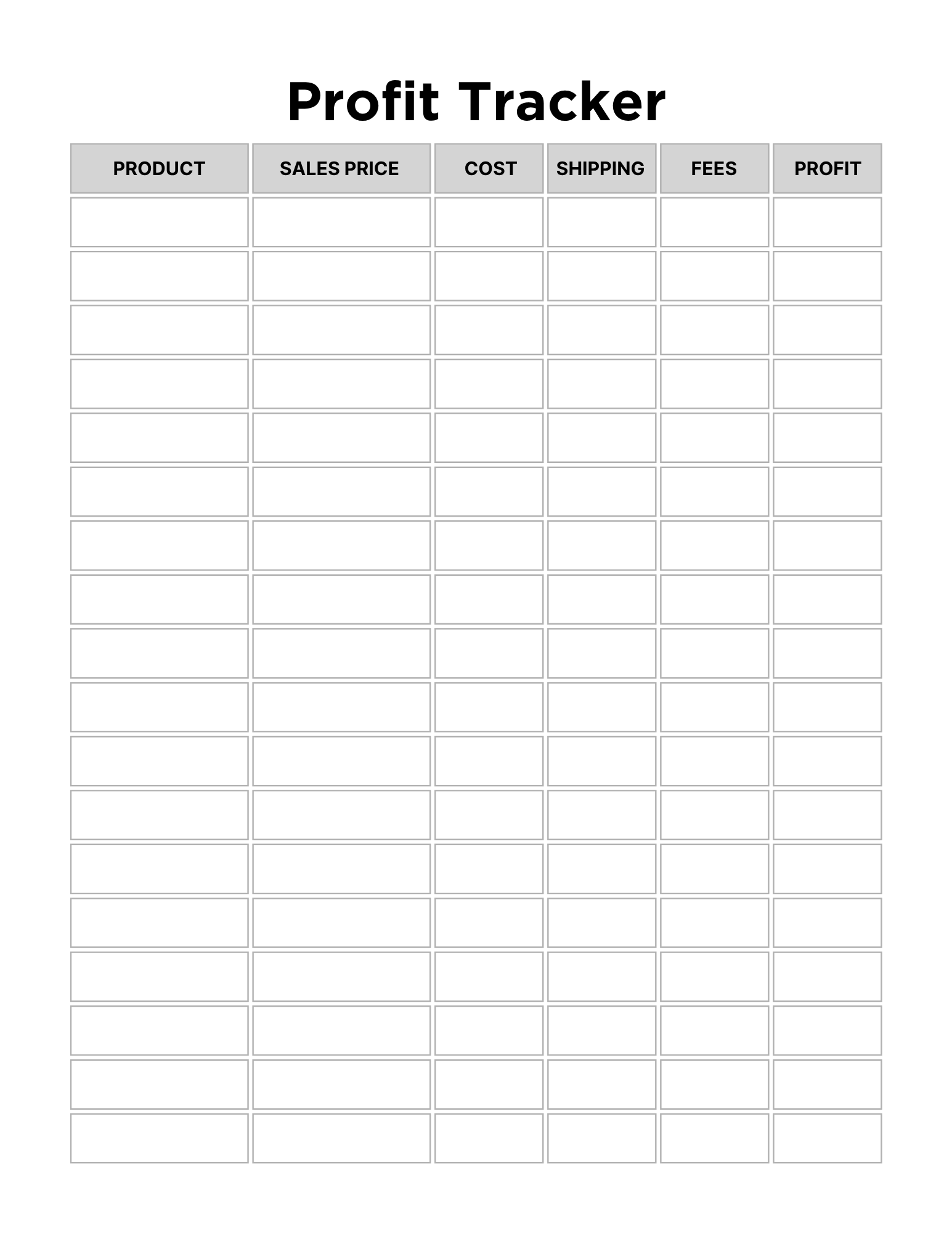 Side Hustle Planner