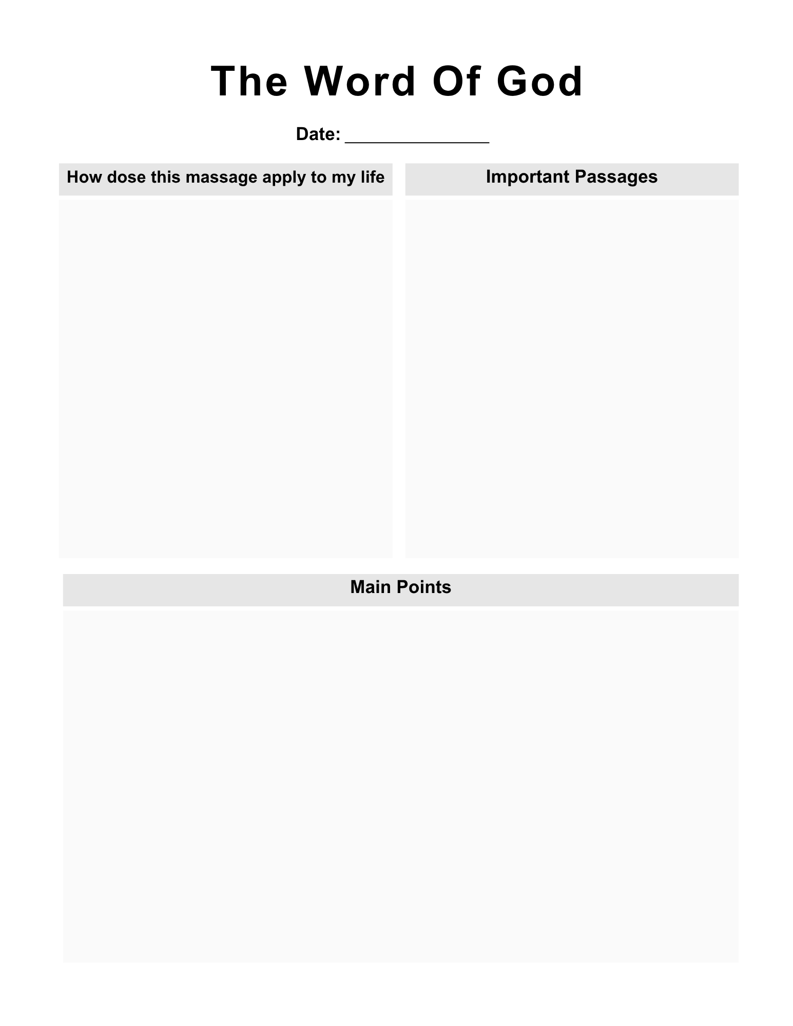 Daily Devotional Planner