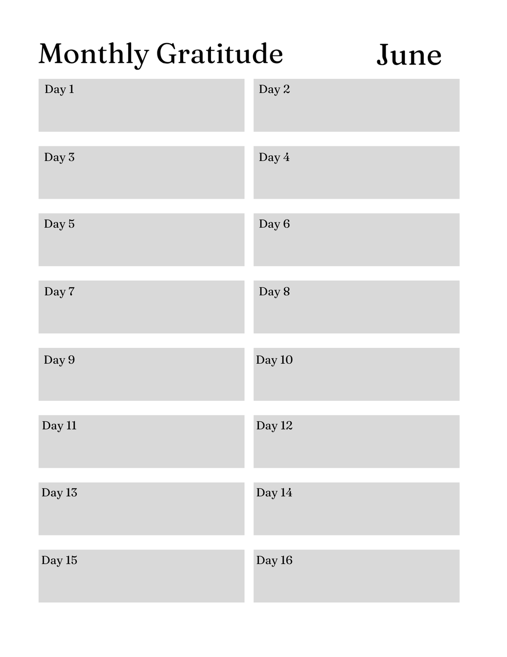 Serenity Prayer Journal