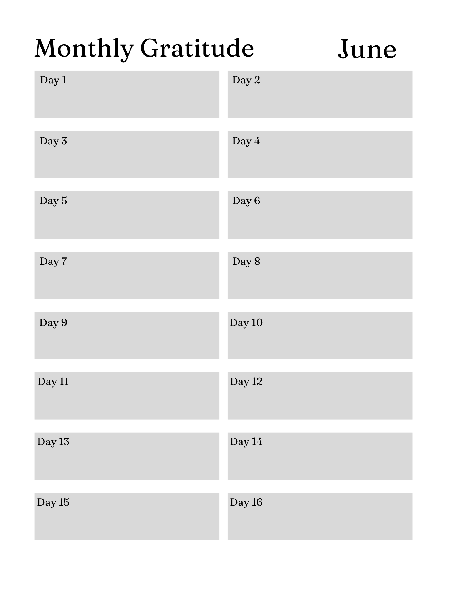 Serenity Prayer Journal