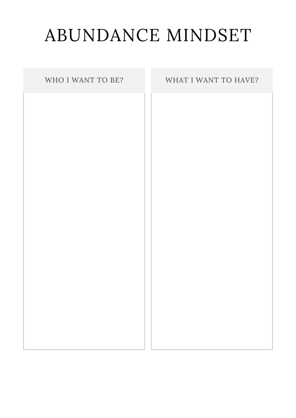 Law of Attraction Mastery Planner