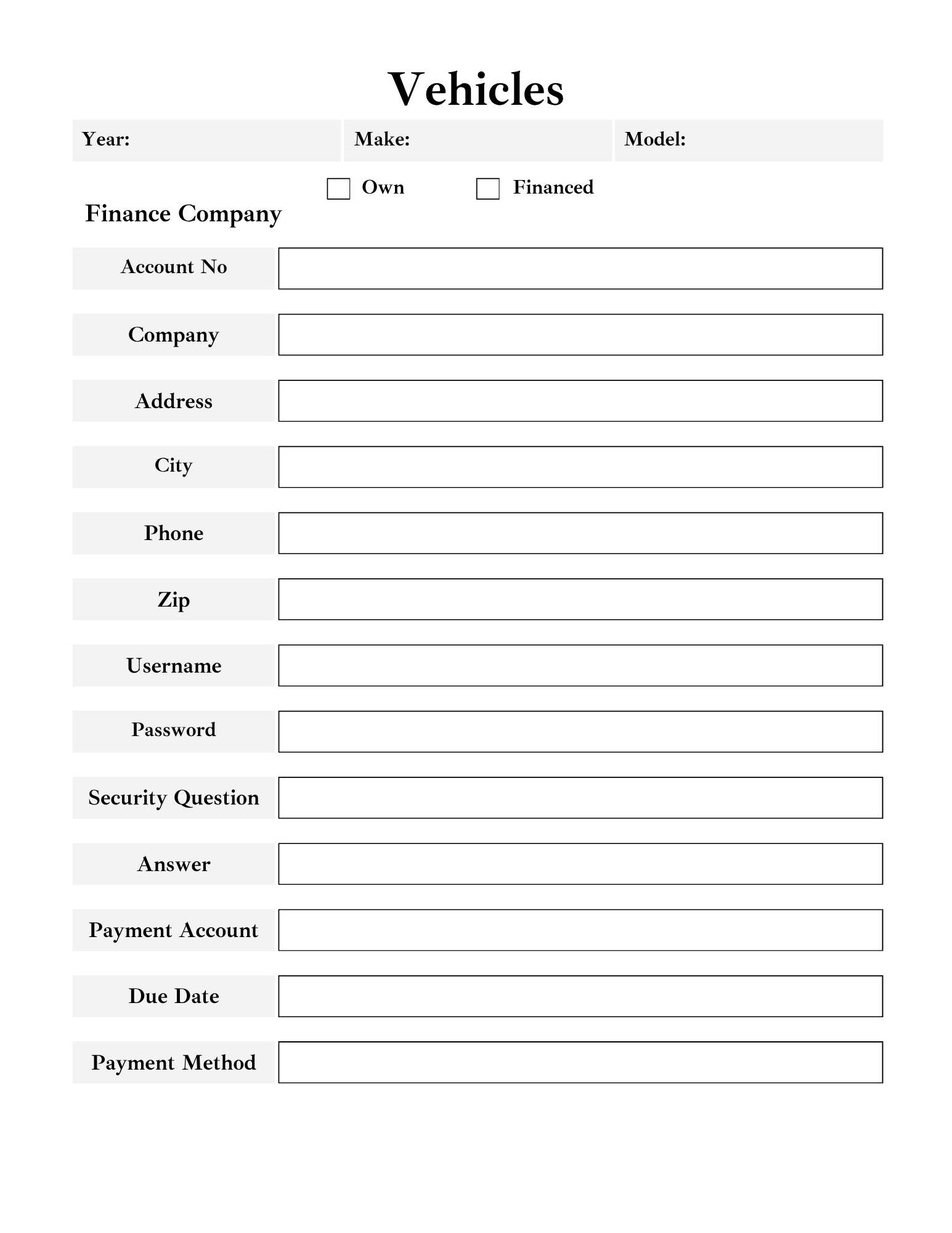 End of Life Planner