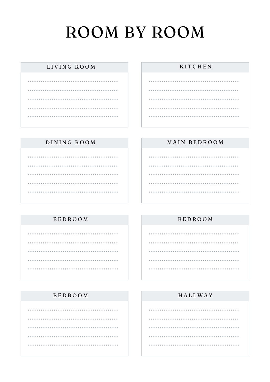 Household Management Planner