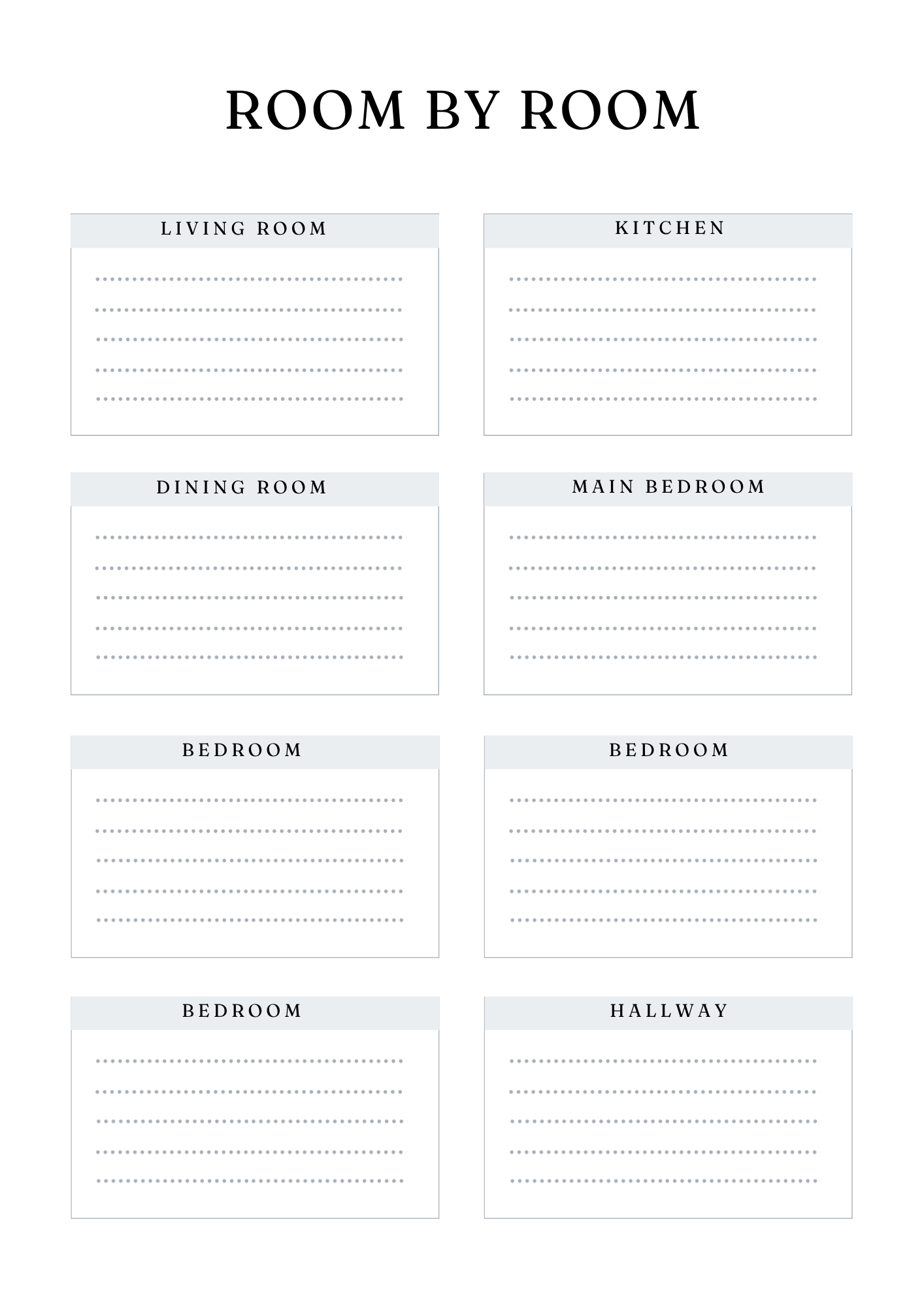 Household Management Planner