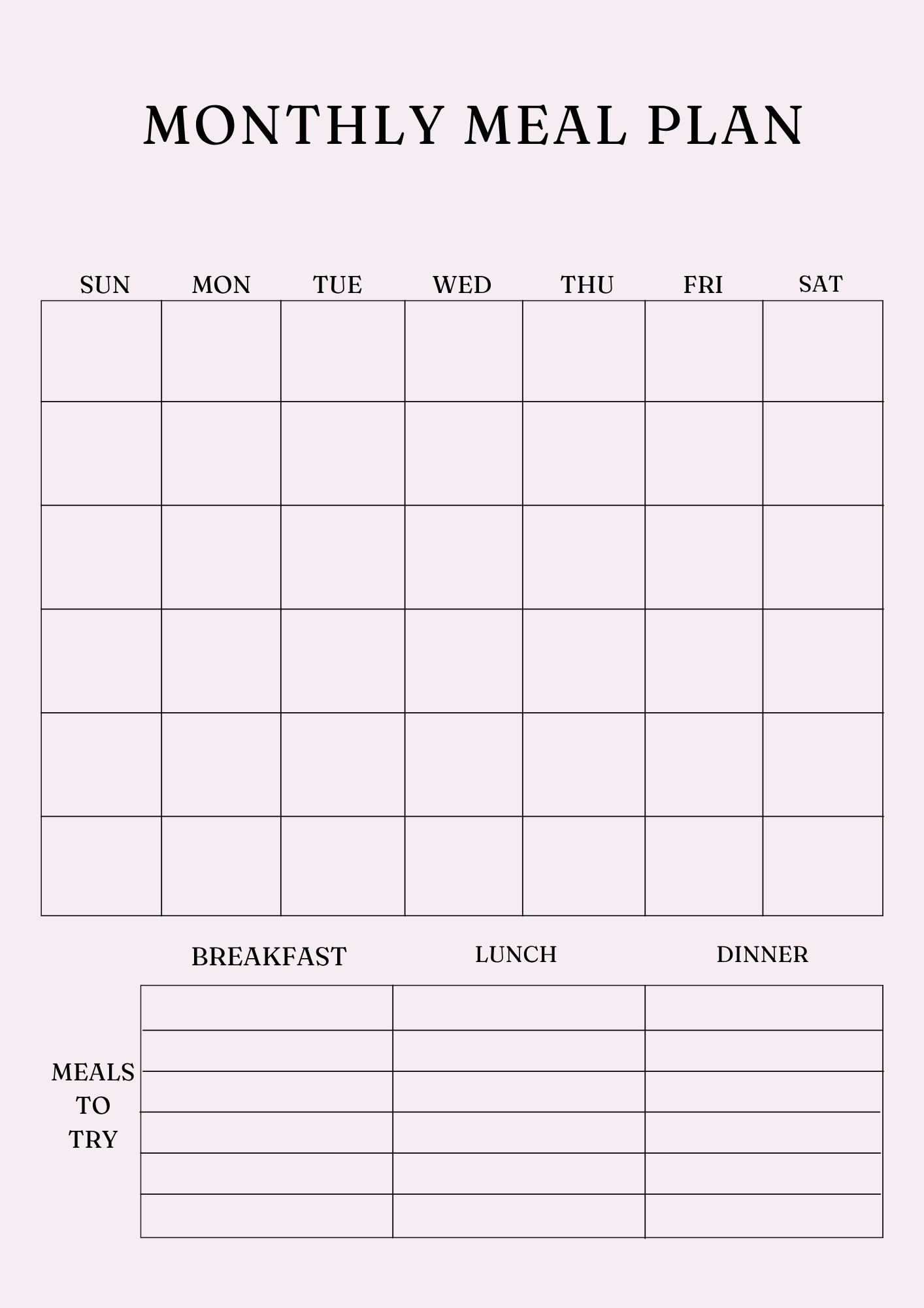 Ultimate Nutrition Wellness Planner