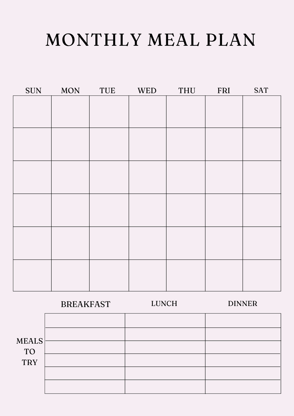 Ultimate Nutrition Wellness Planner