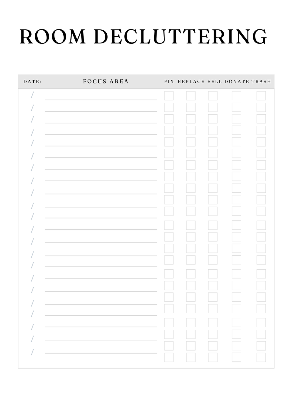 Ultimate Decluttering & Cleaning Planner