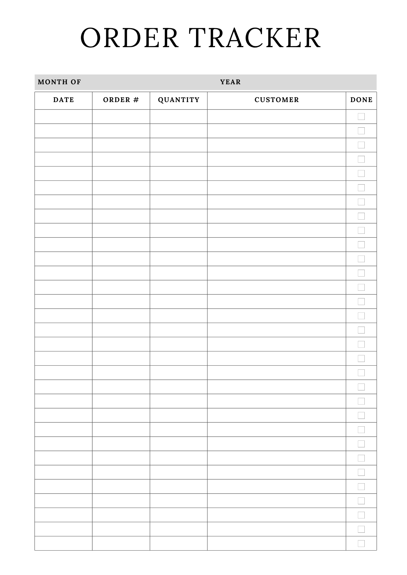Etsy Shop Planner