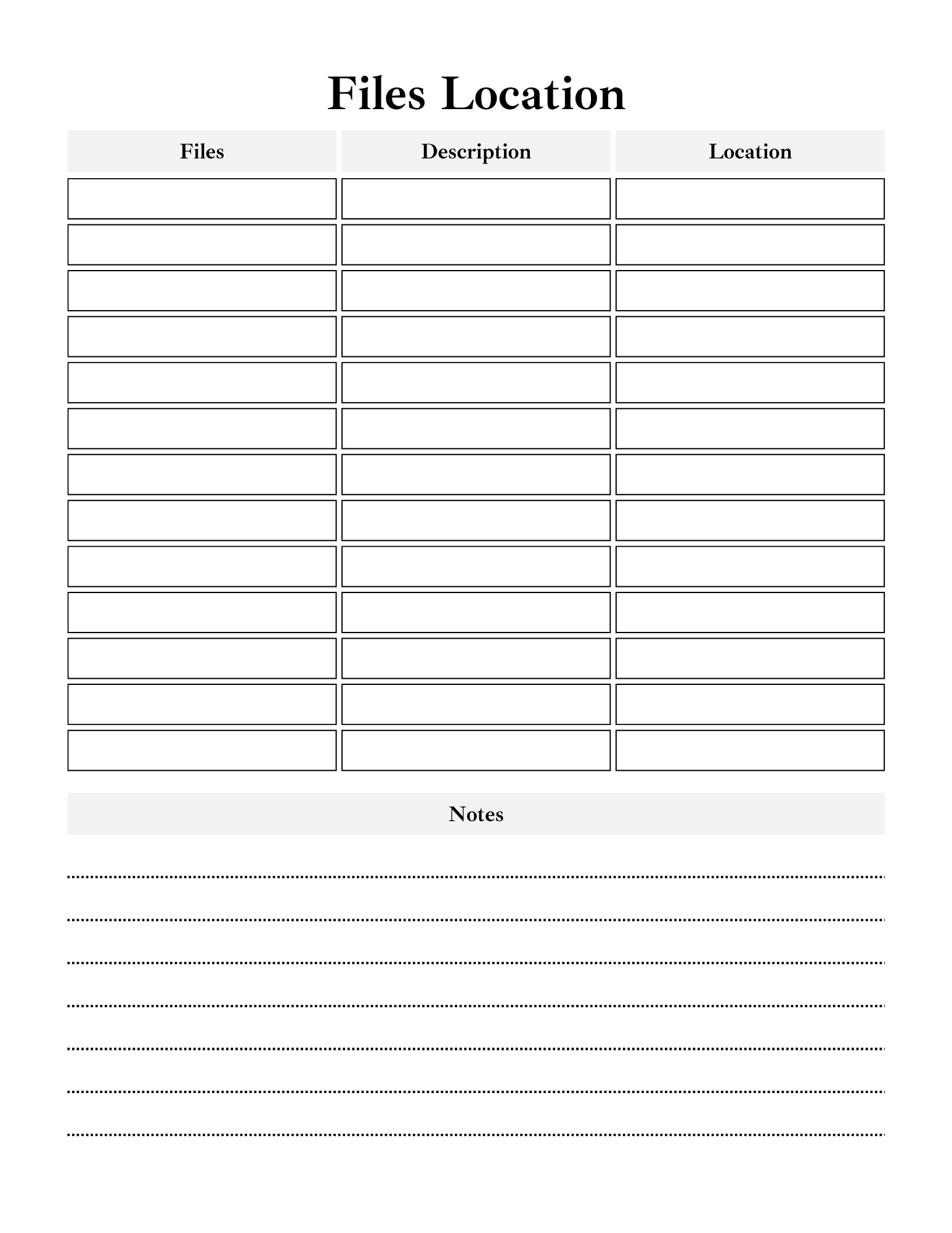 End of Life Planner
