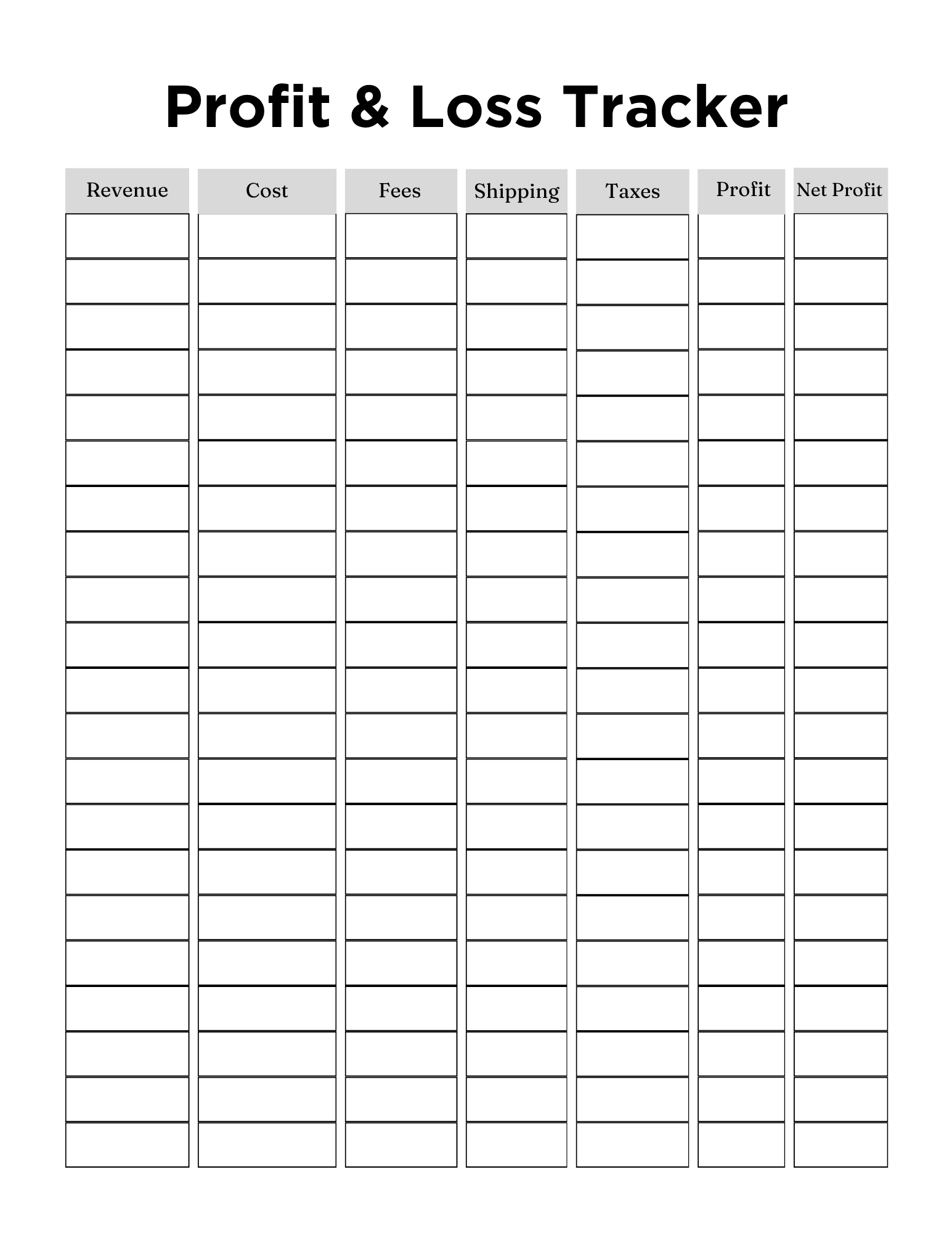 Side Hustle Planner