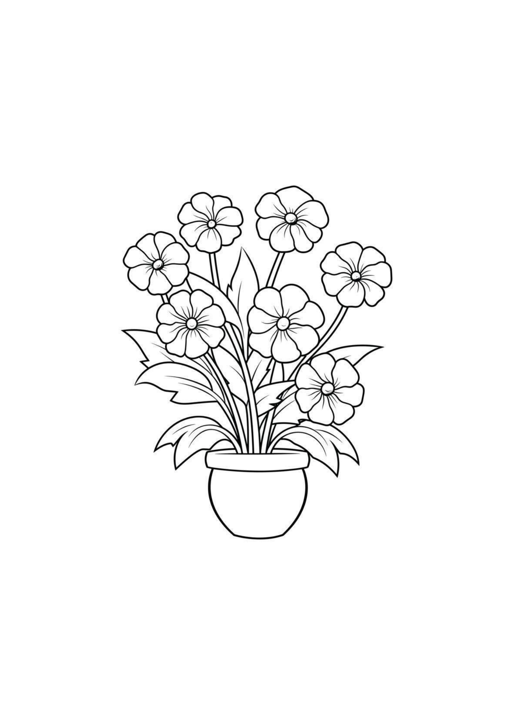 Vibrant Floral Coloring Set