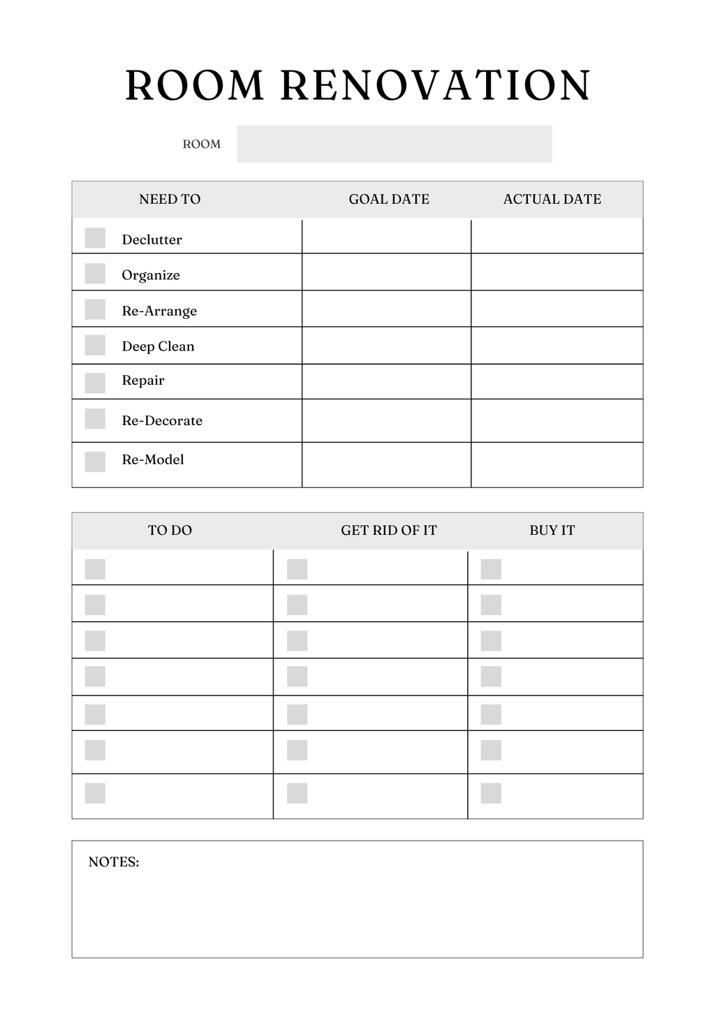 Household Management Planner