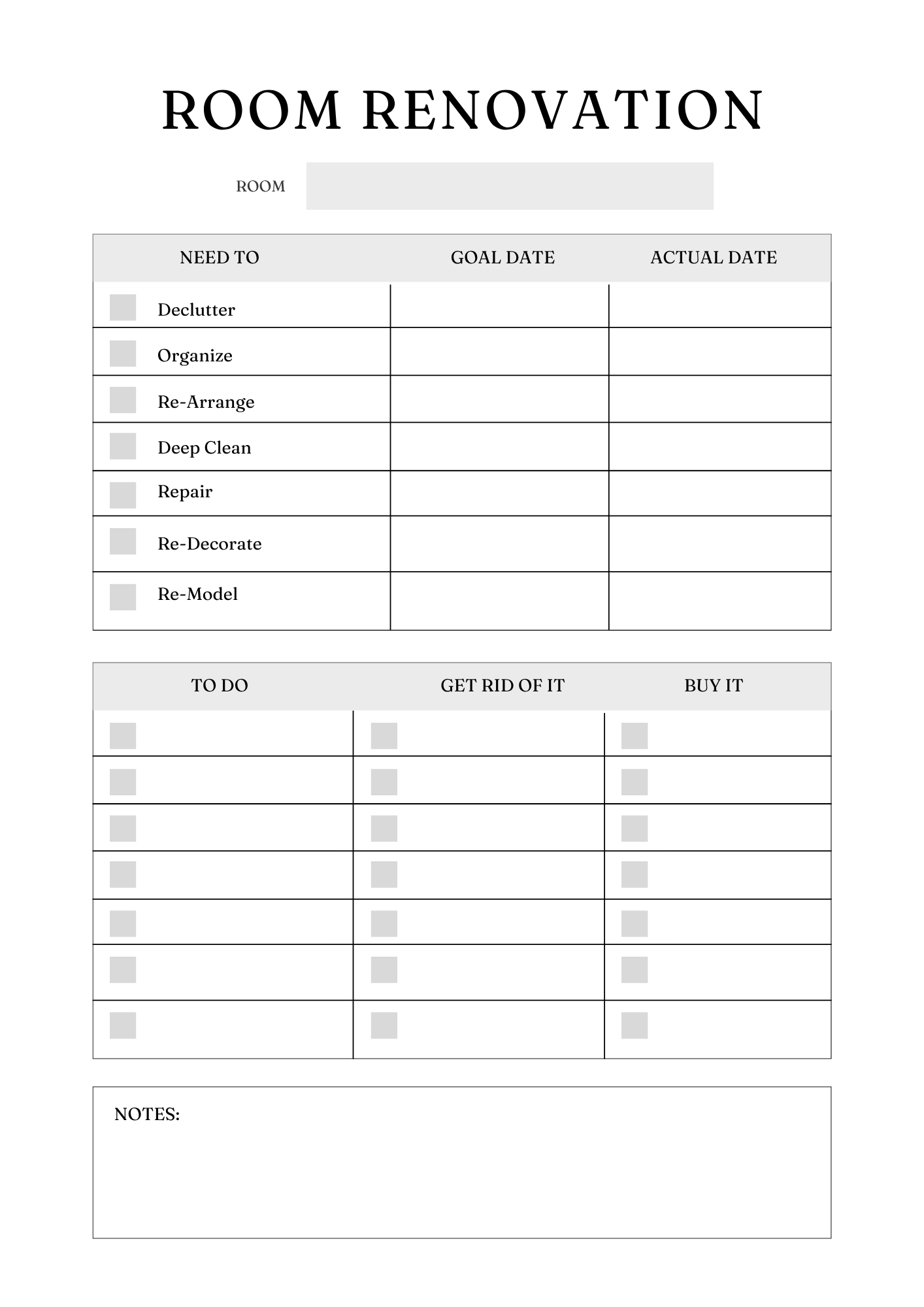 Household Management Planner