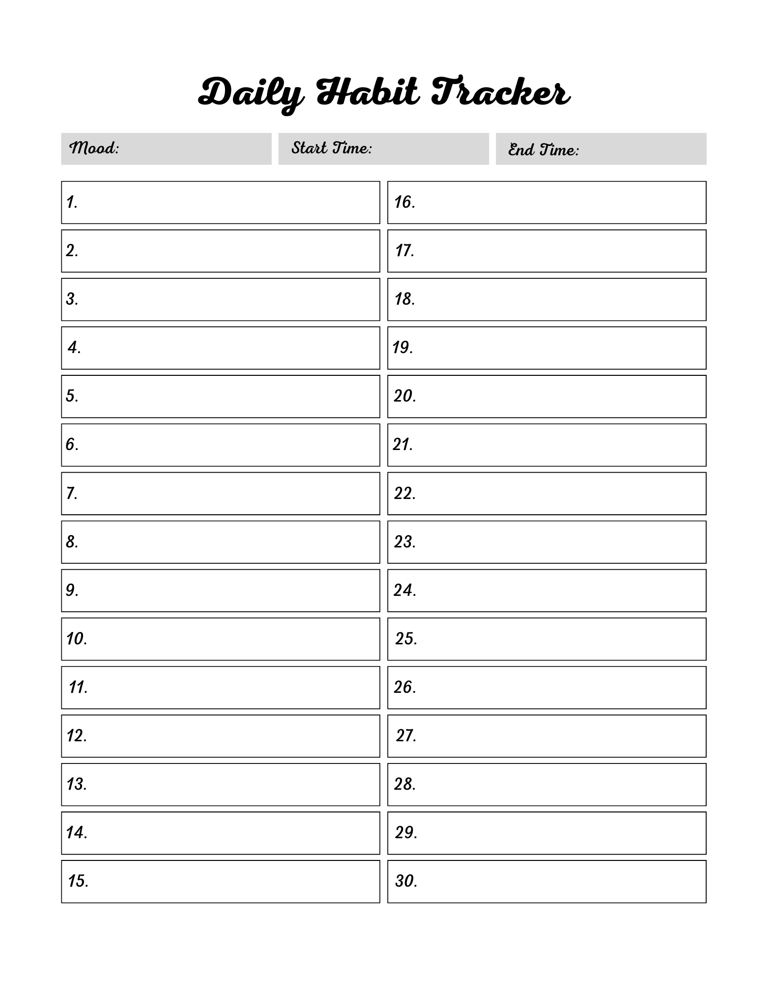 Stress Processing Journal