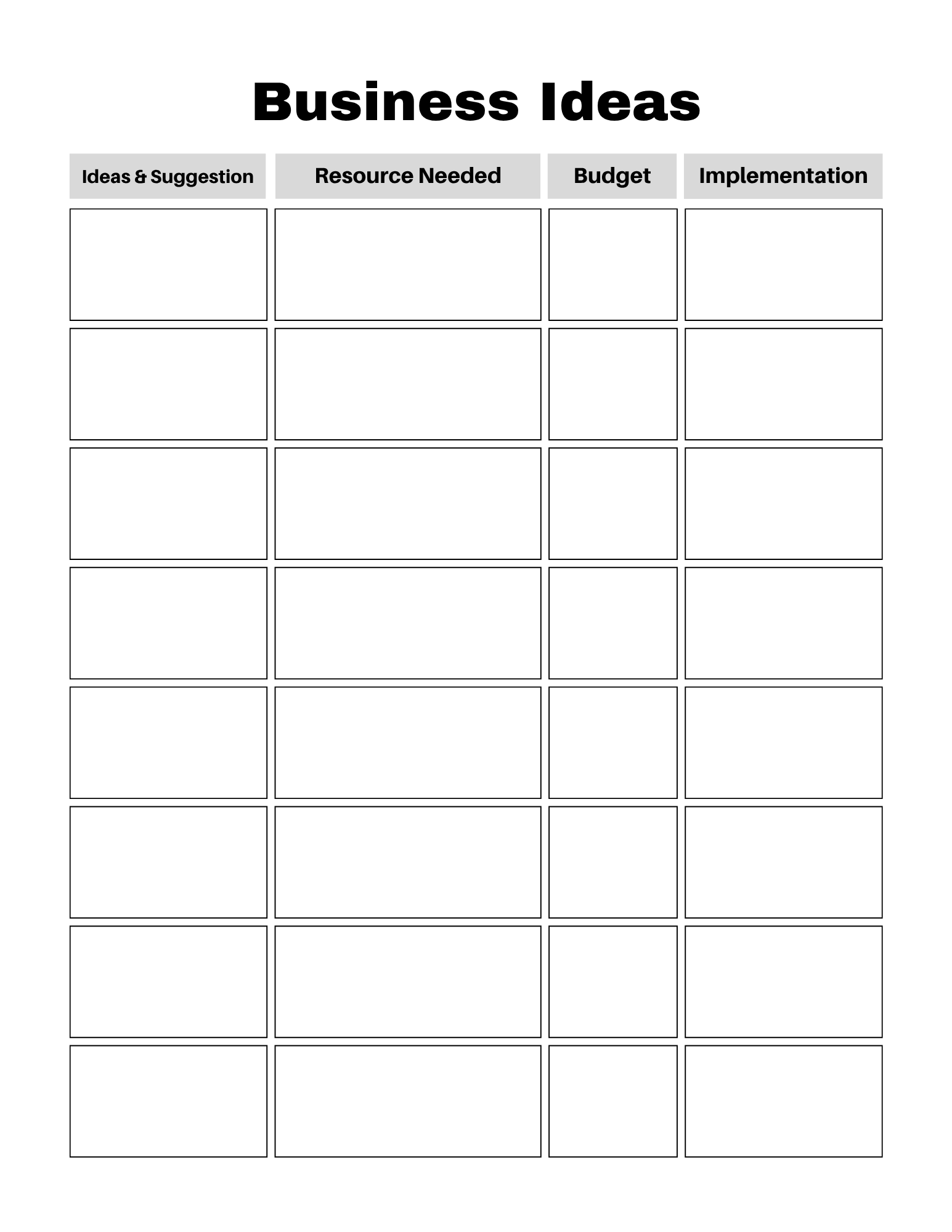 Craft Business Planner