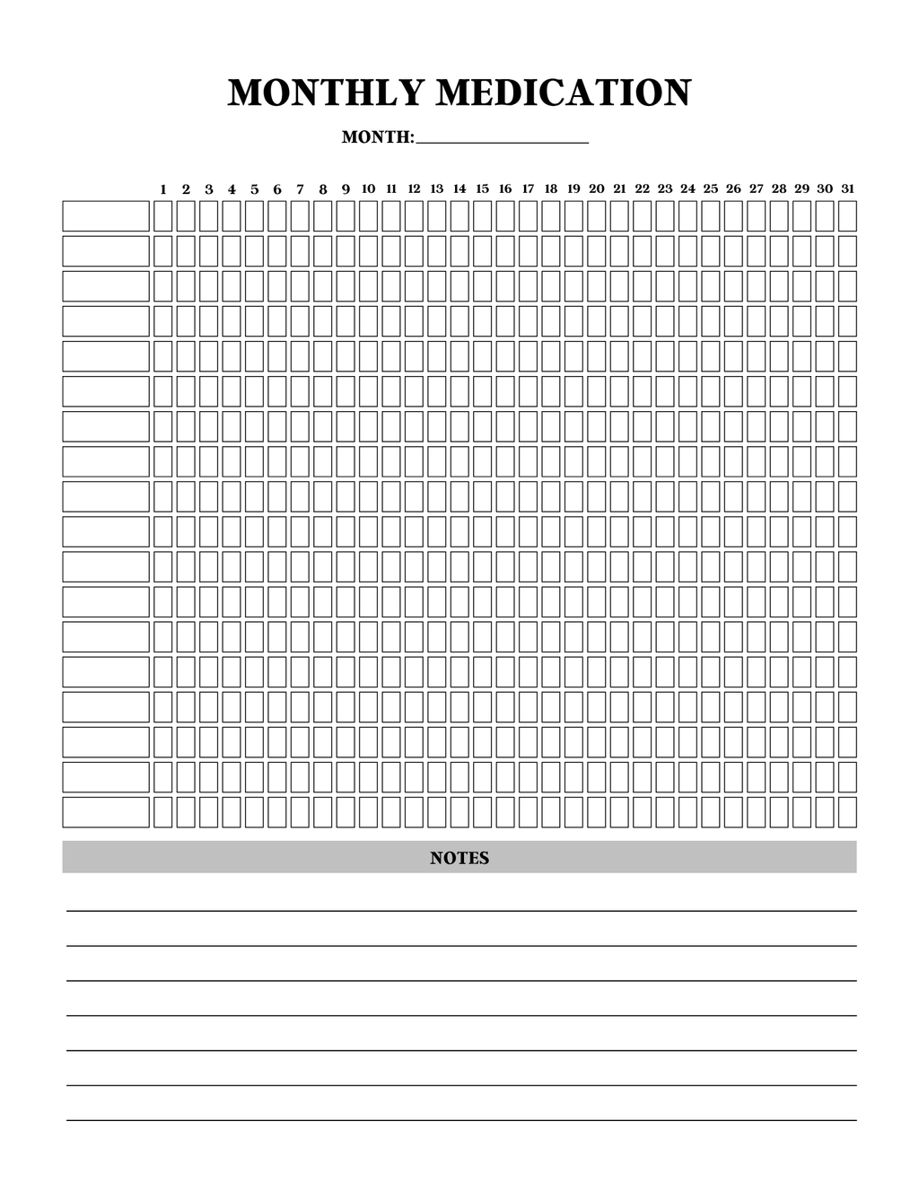 Comprehensive Health Care Planner