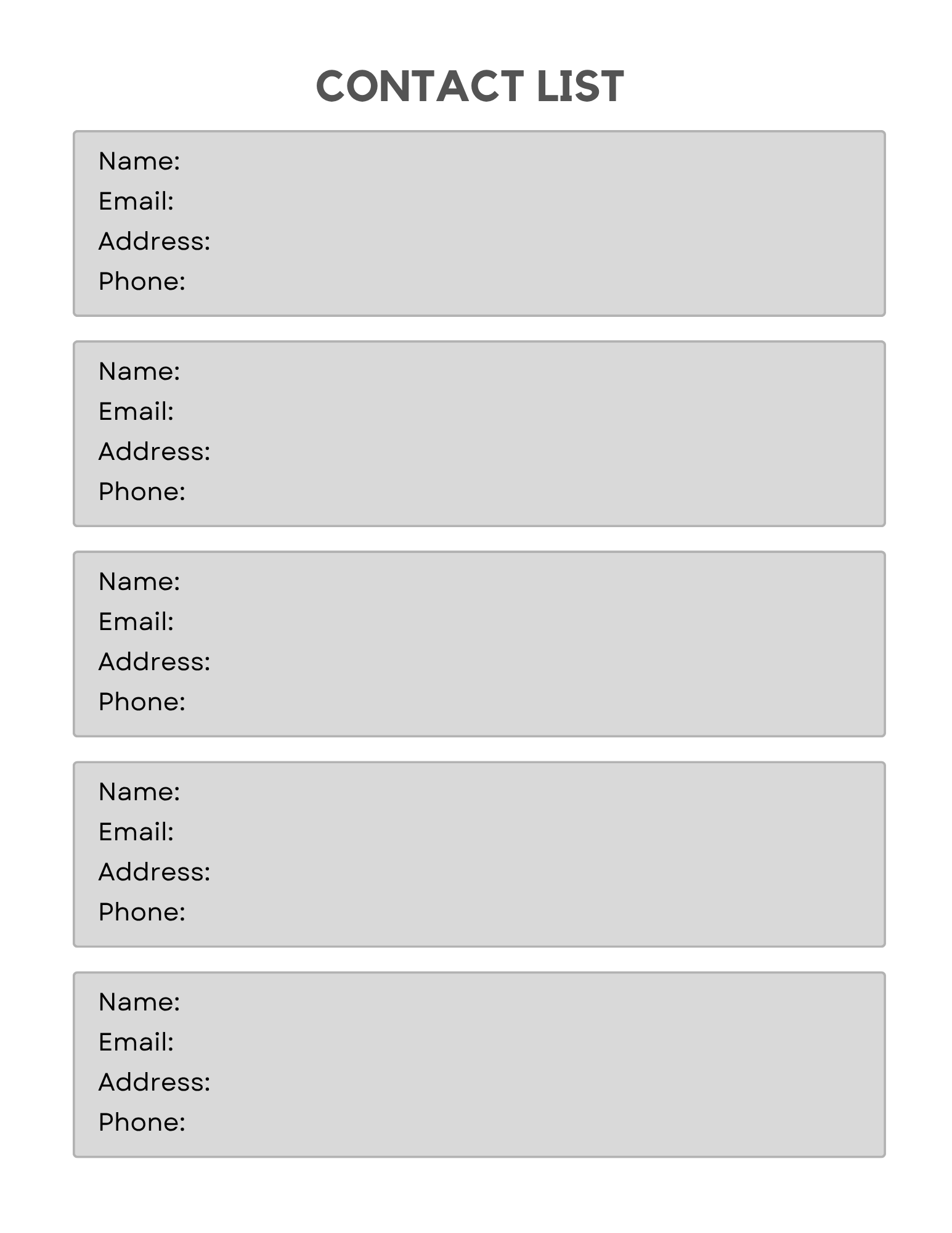 Small Business Planner