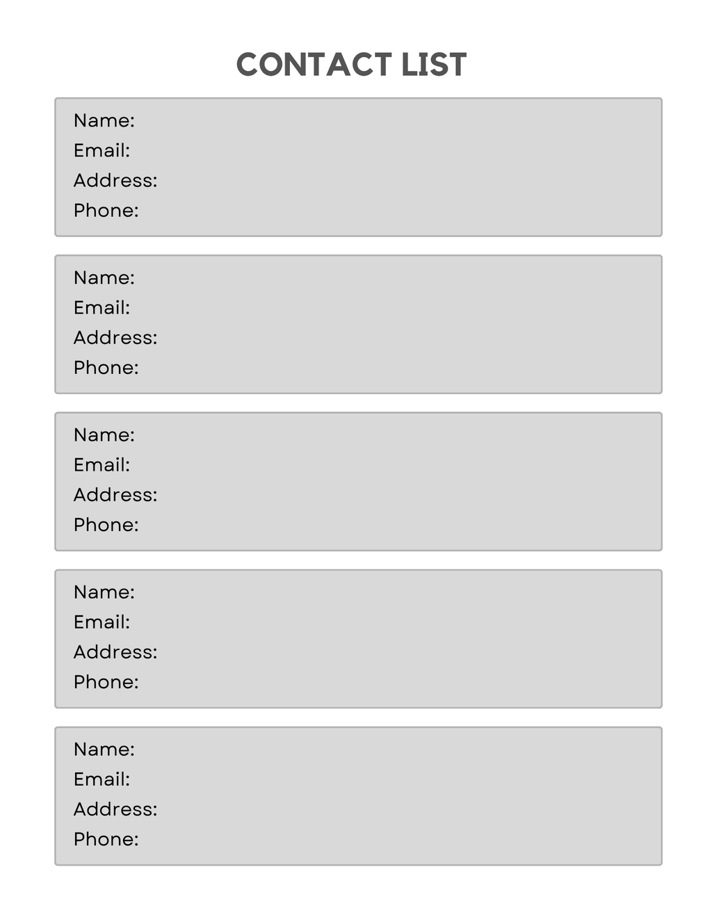 Small Business Planner