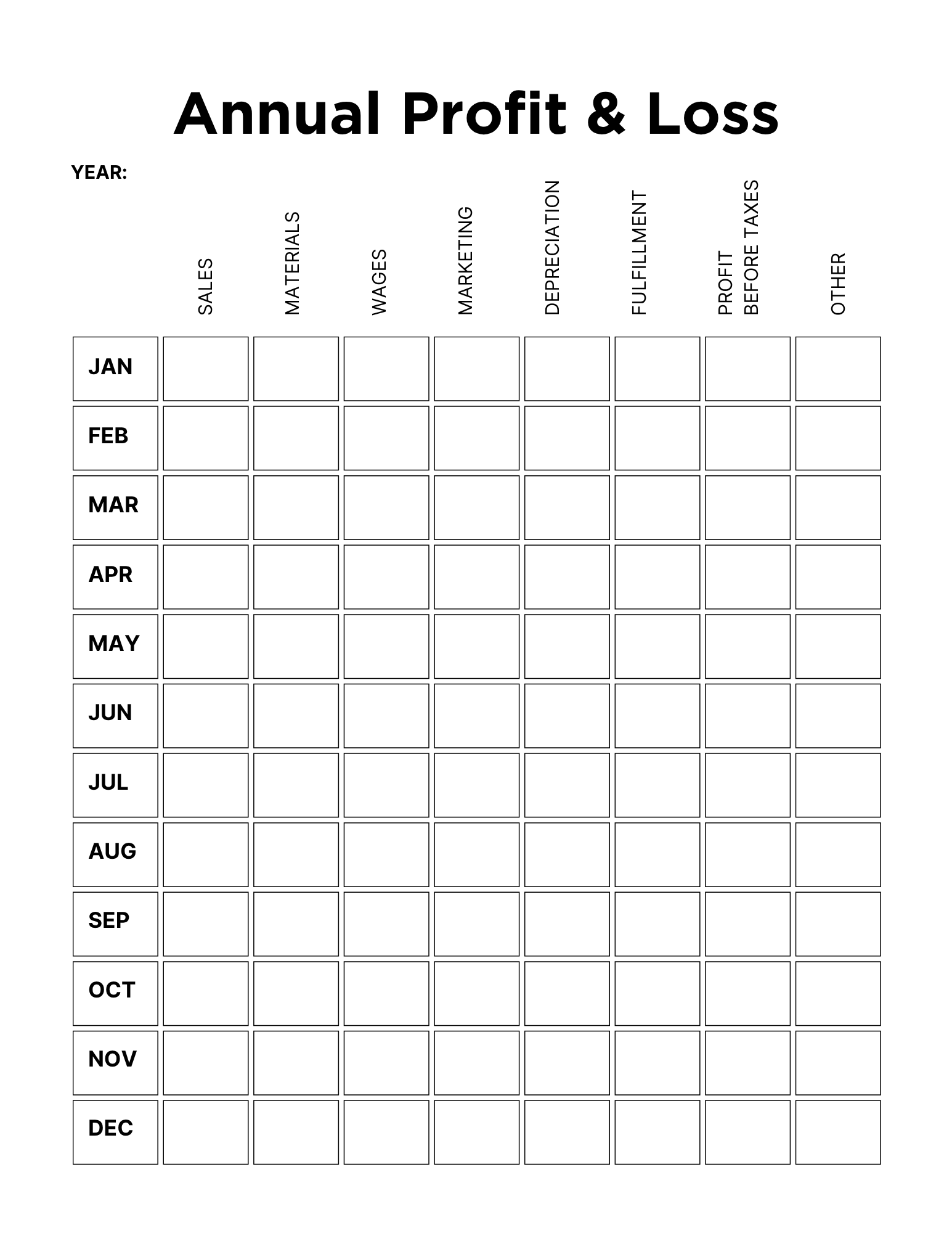 Side Hustle Planner