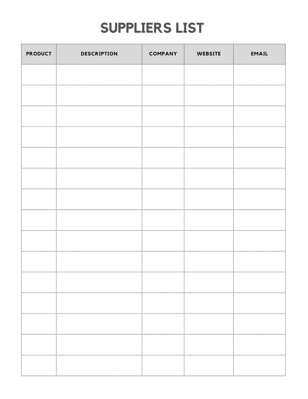 Small Business Planner