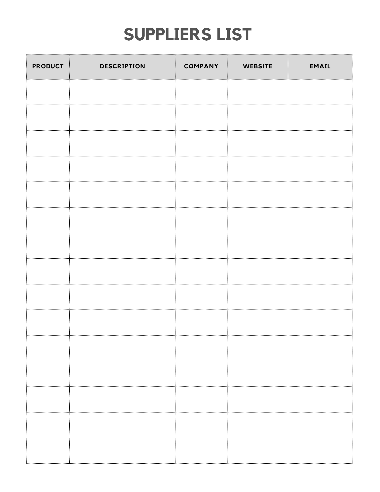 Small Business Planner