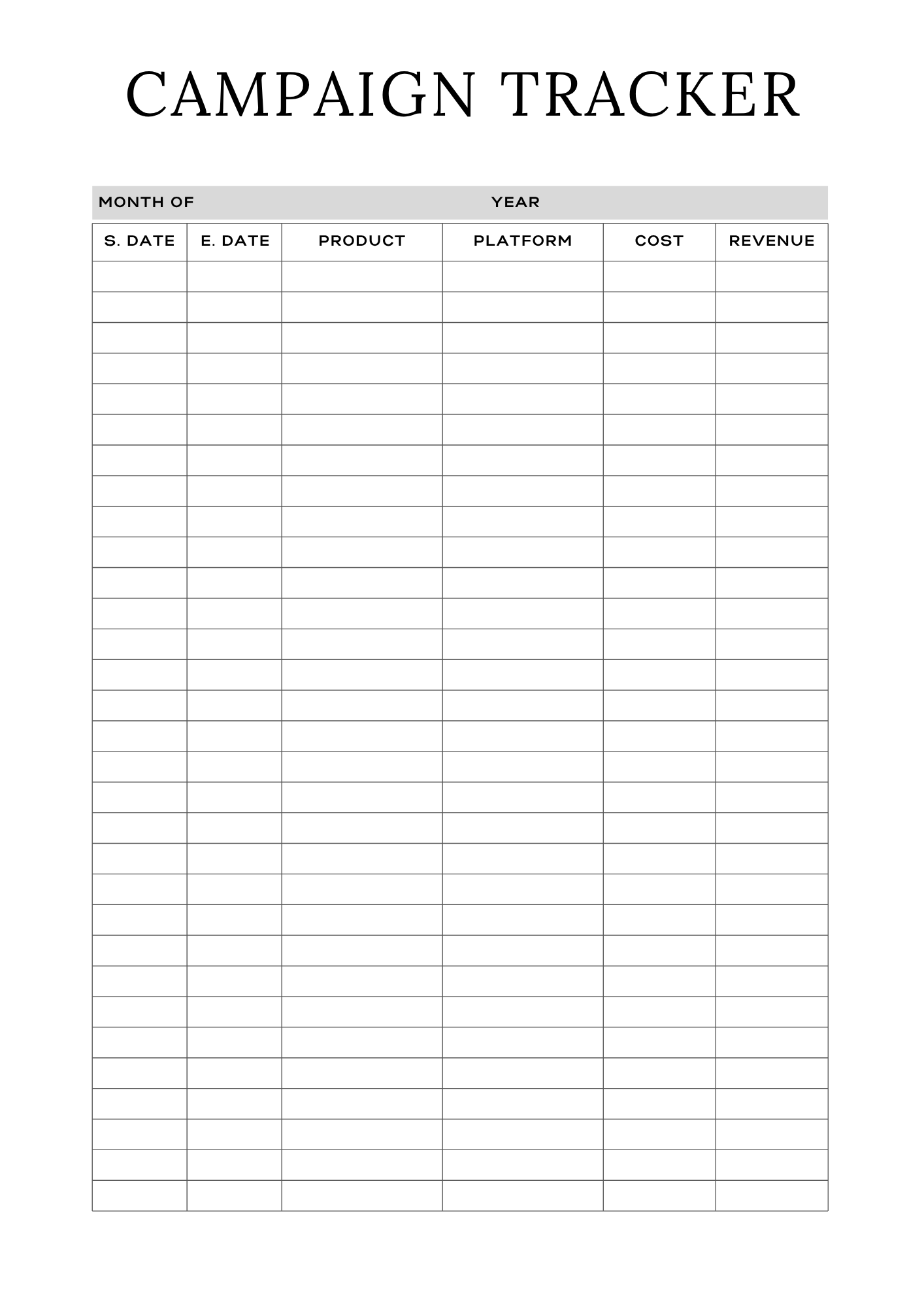 Digital Product Planner