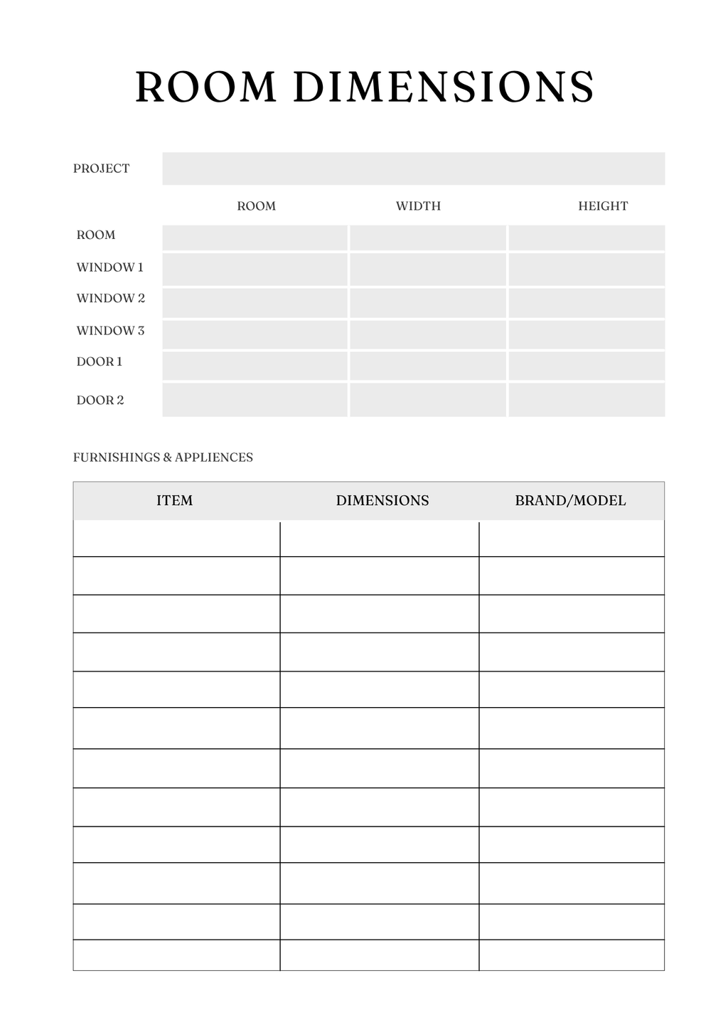 Household Management Planner