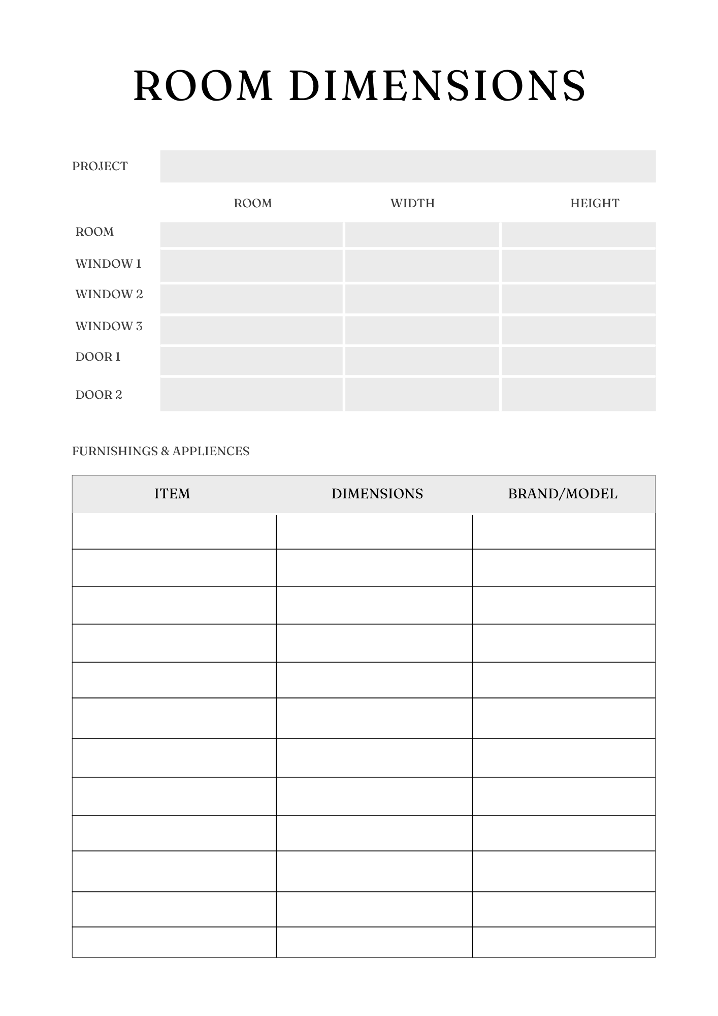 Household Management Planner