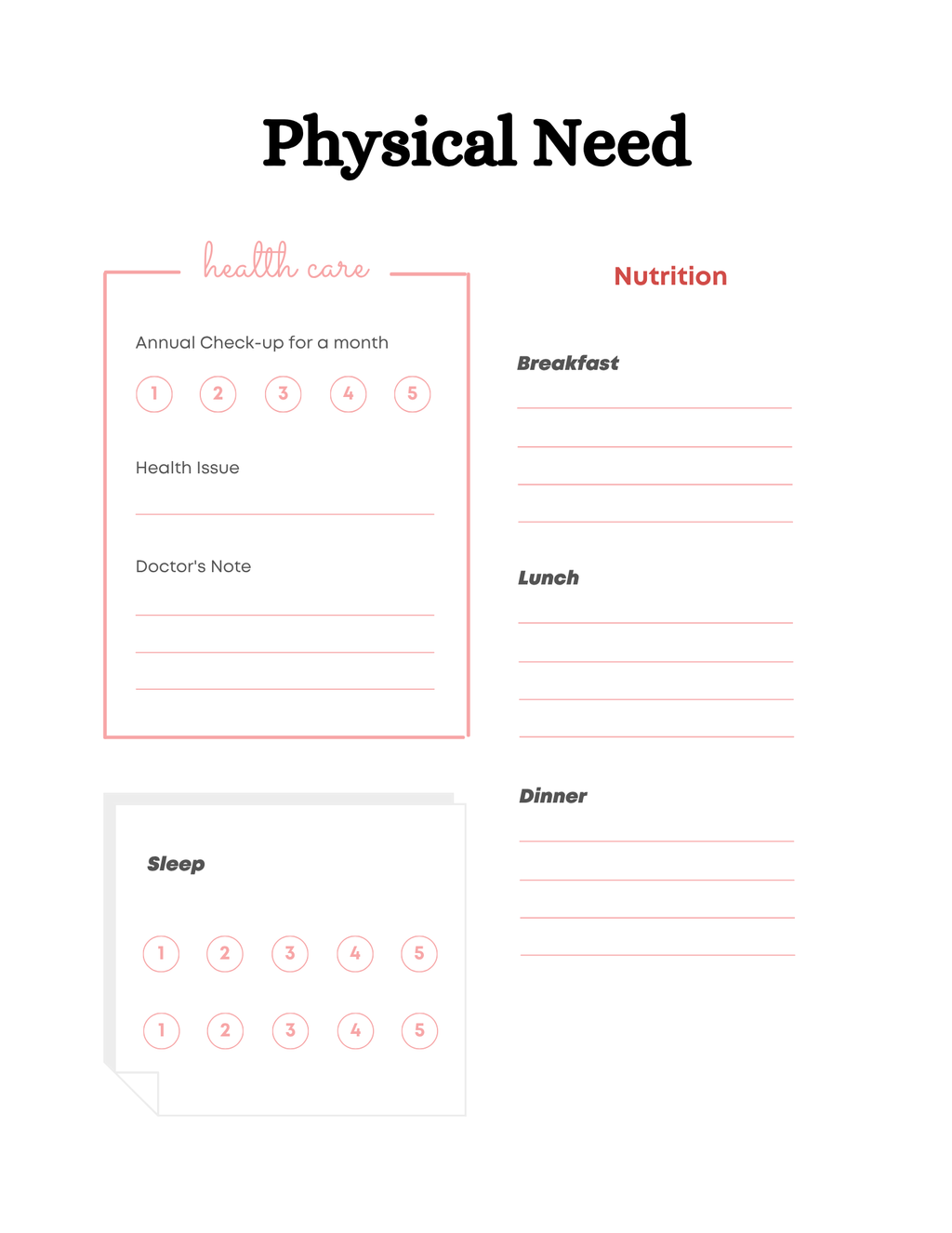 Mental Health Planner 56 Colorful