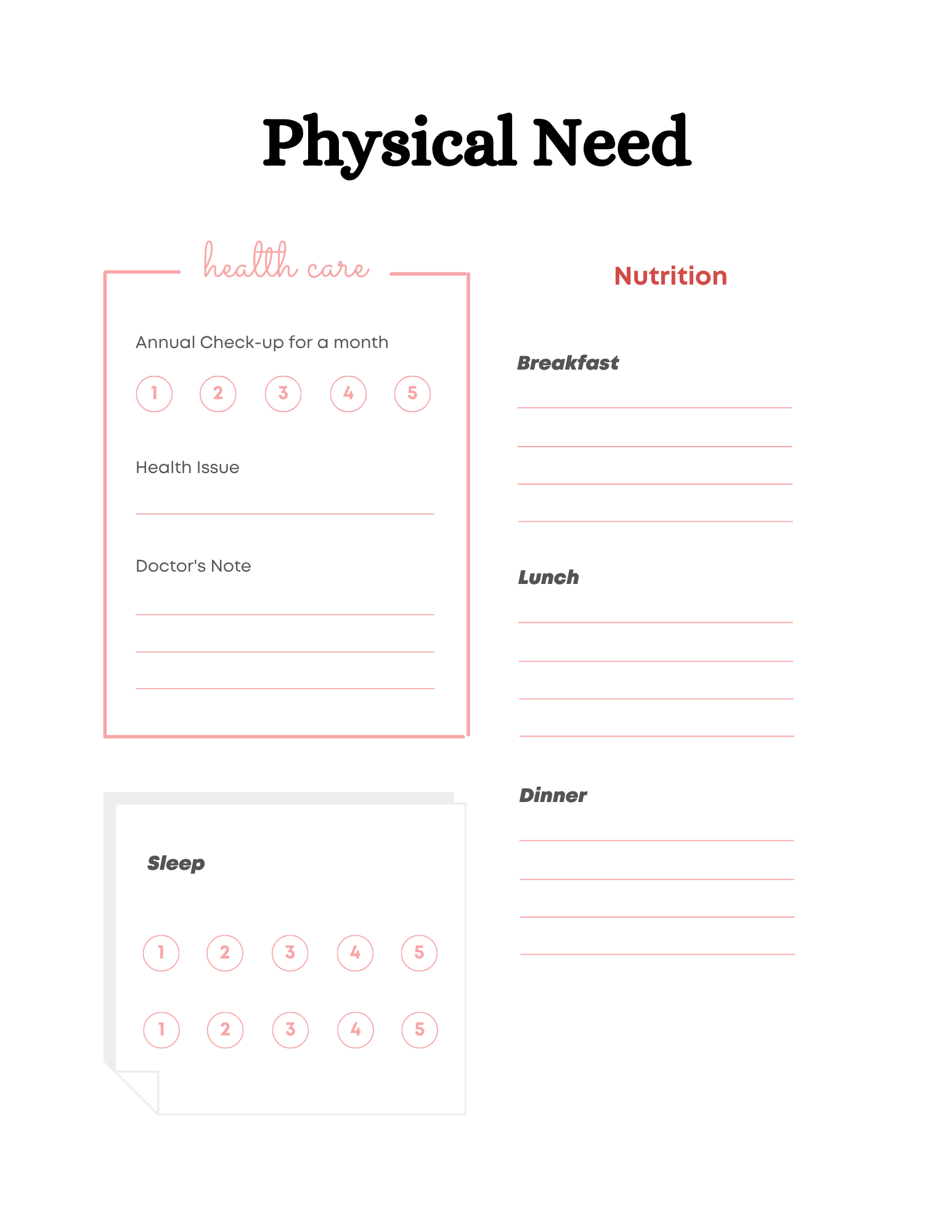 Mental Health Planner 56 Colorful