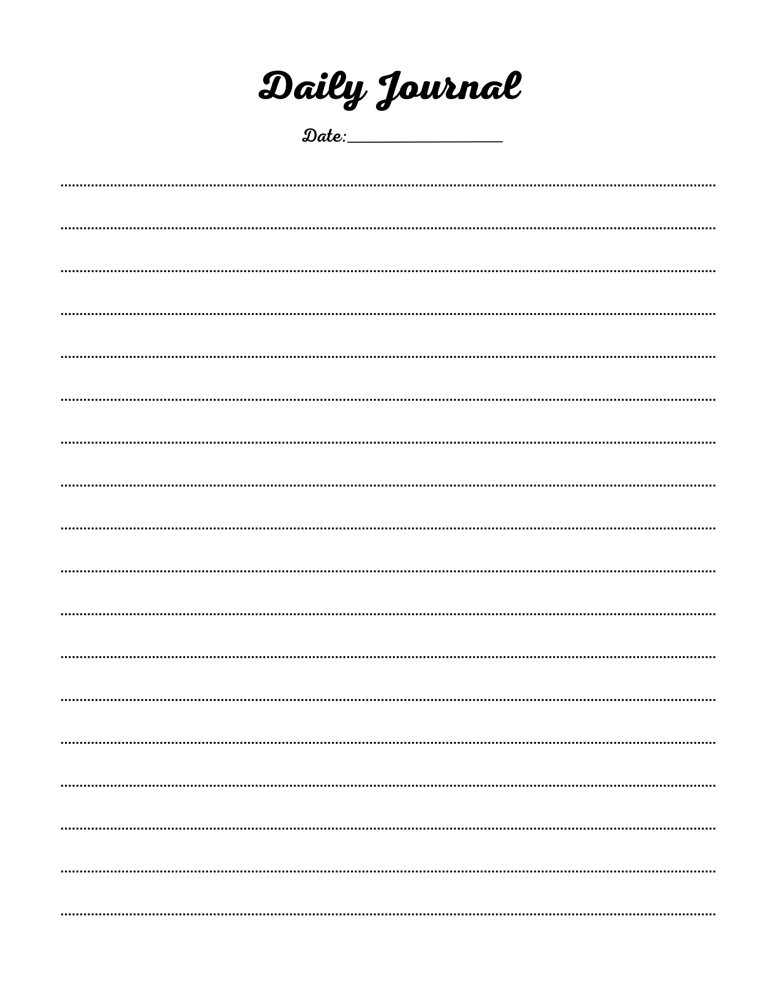 Stress Processing Journal