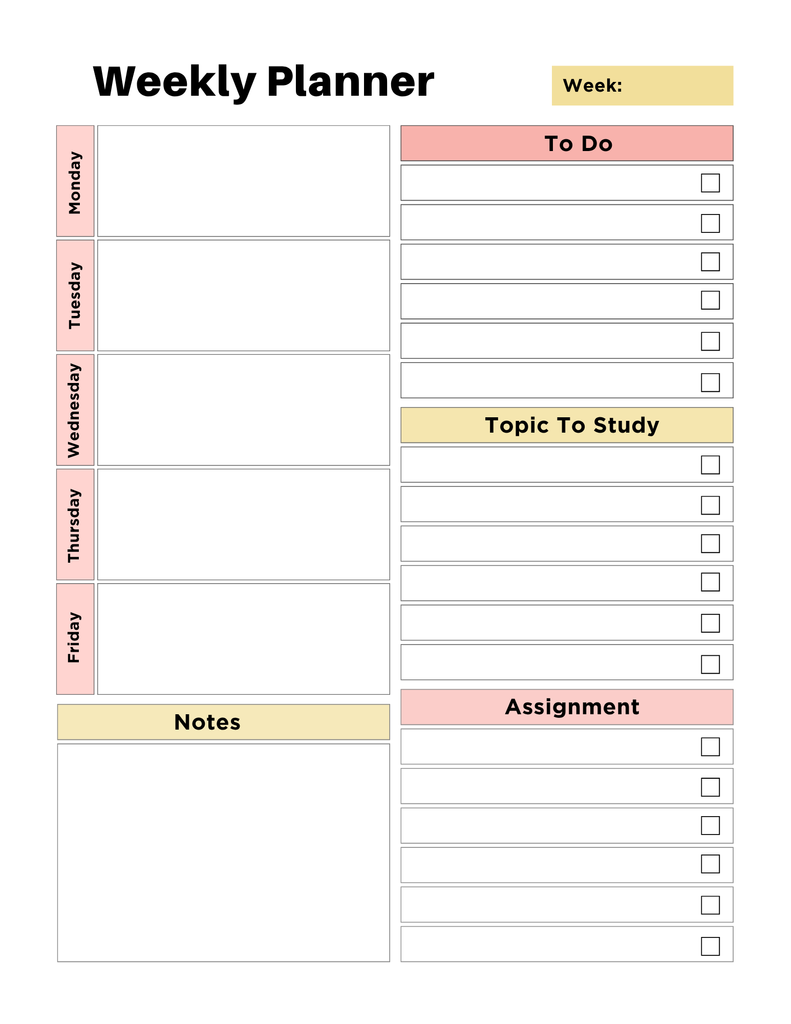 Student Success Organizer