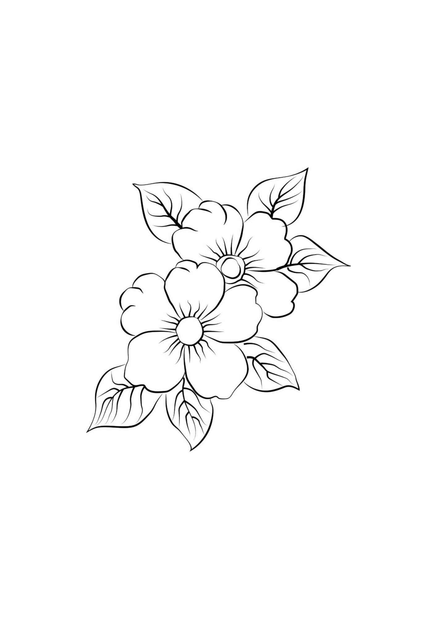 Vibrant Floral Coloring Set