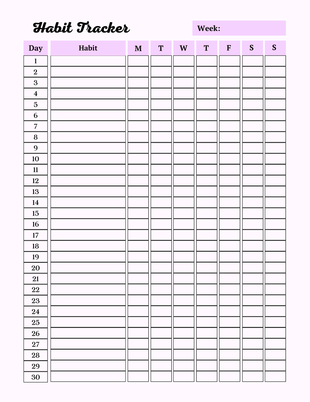 Colorful Self Care Planner