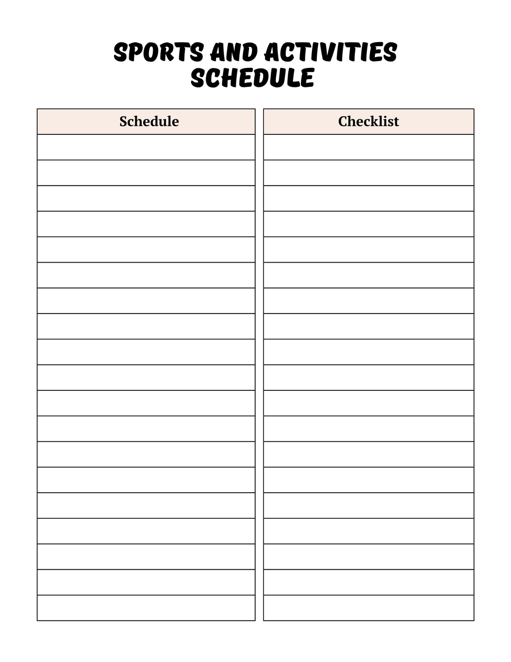 Back -to-school Planner