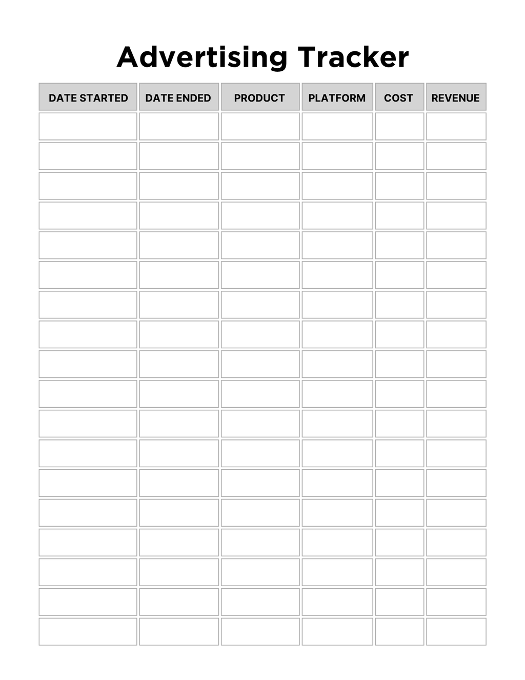 Side Hustle Planner