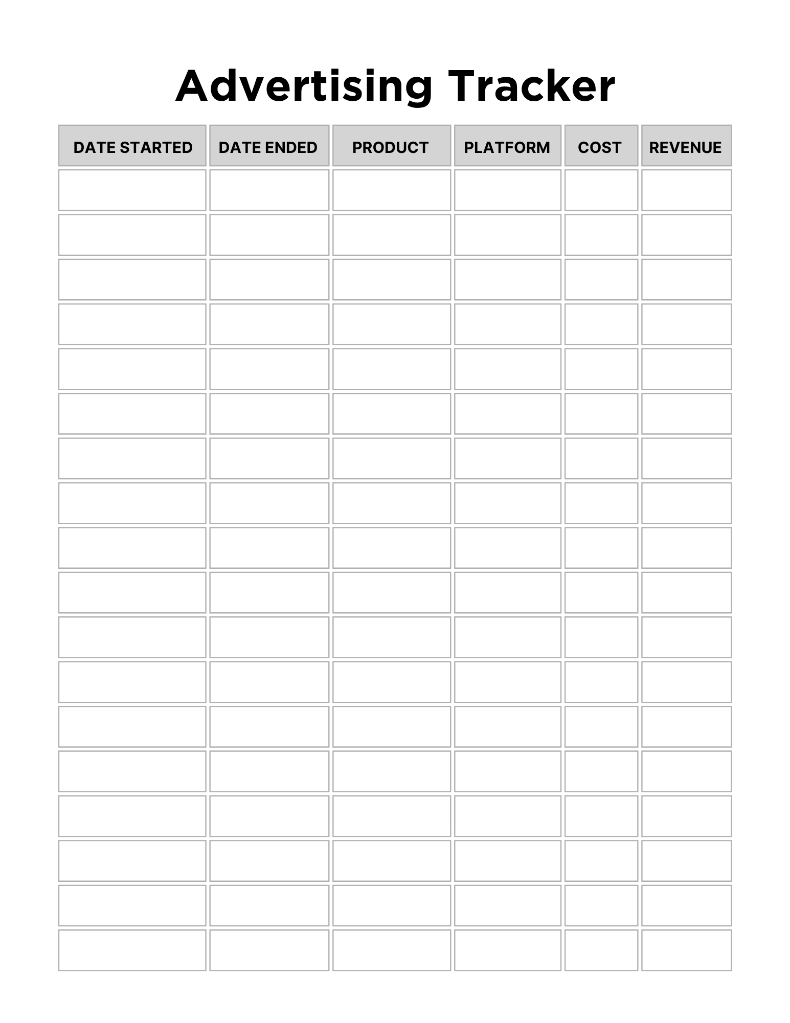Side Hustle Planner
