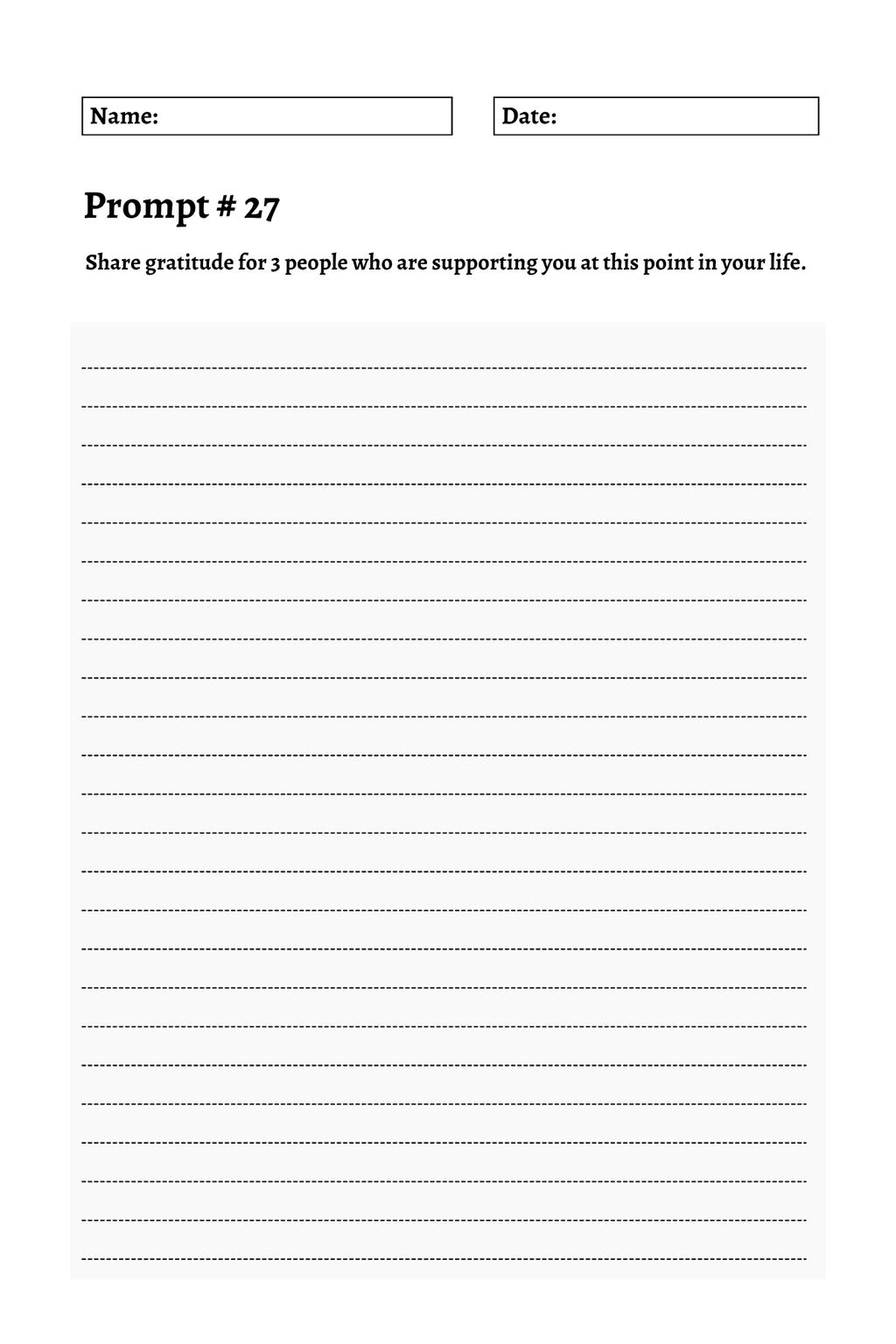 200 Mental Health Journey Prompts