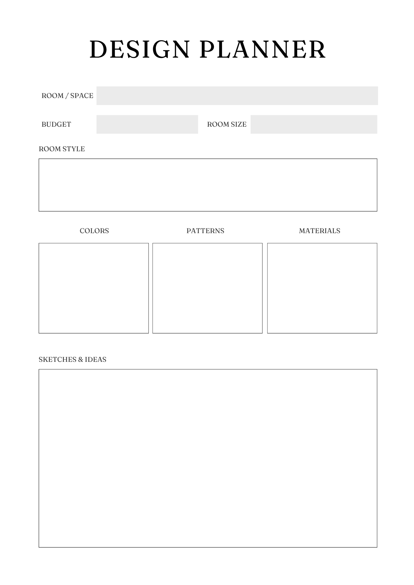 Household Management Planner