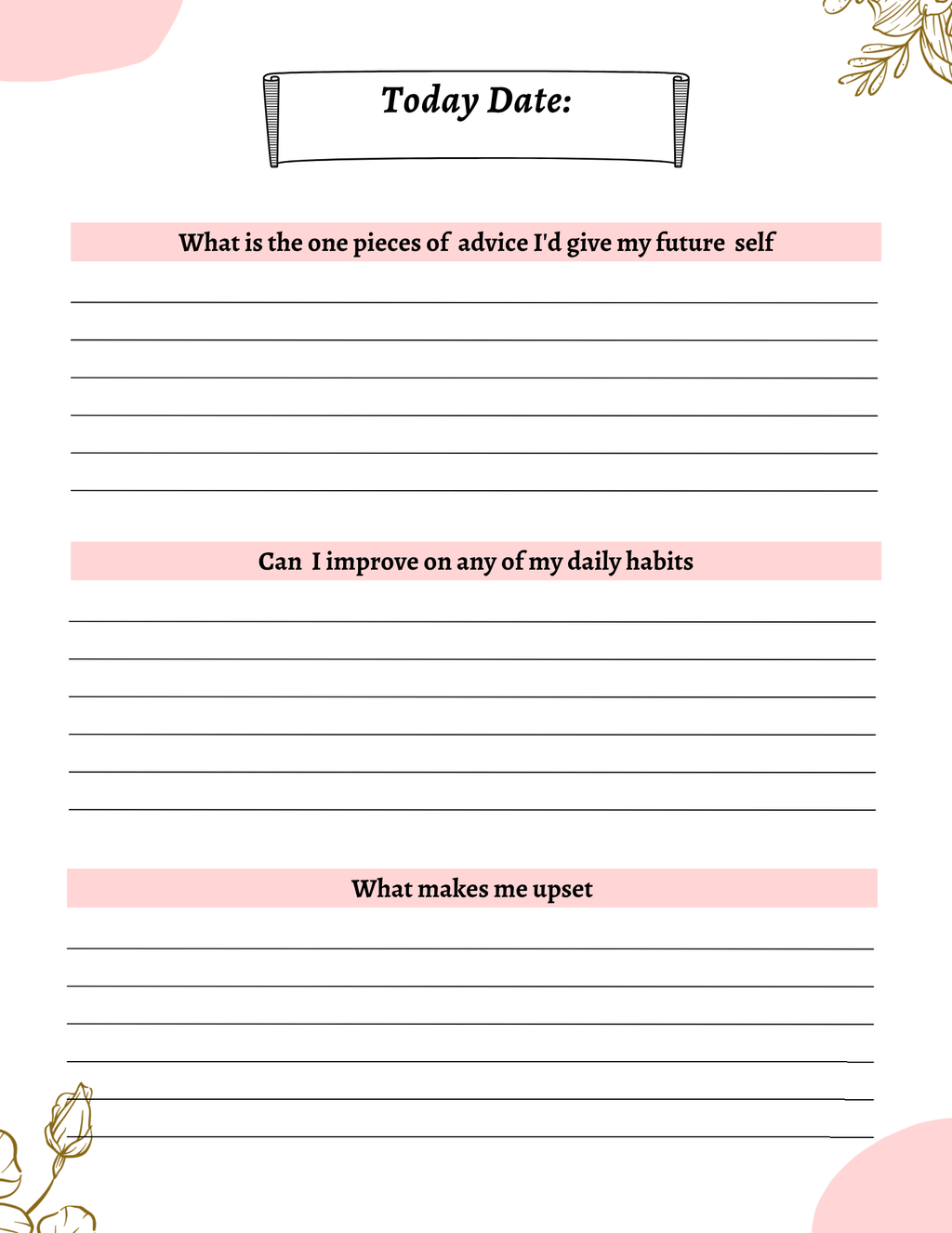 Bliss Gratitude Journal