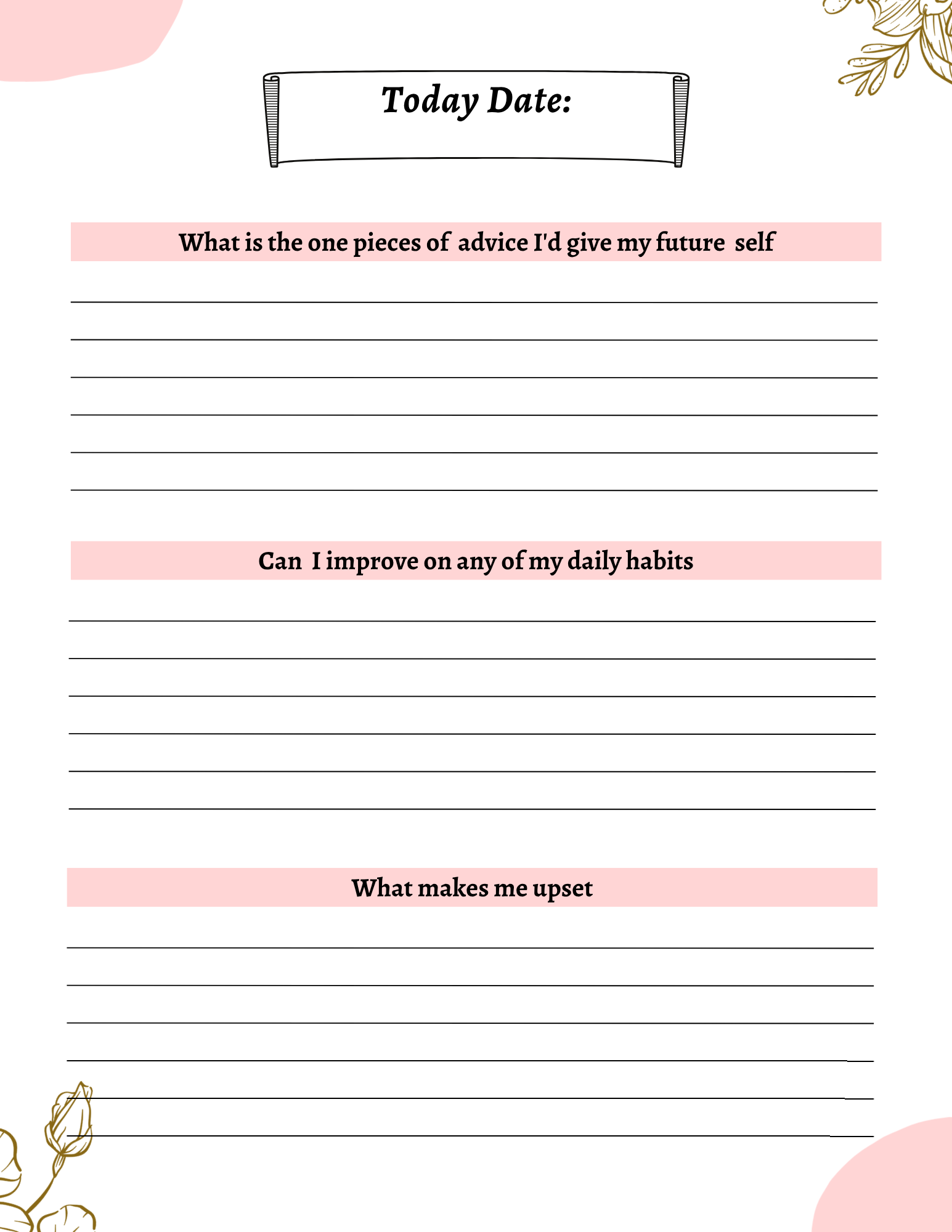 Bliss Gratitude Journal