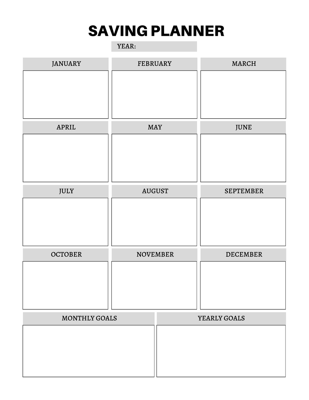 Budget & Financial Planner