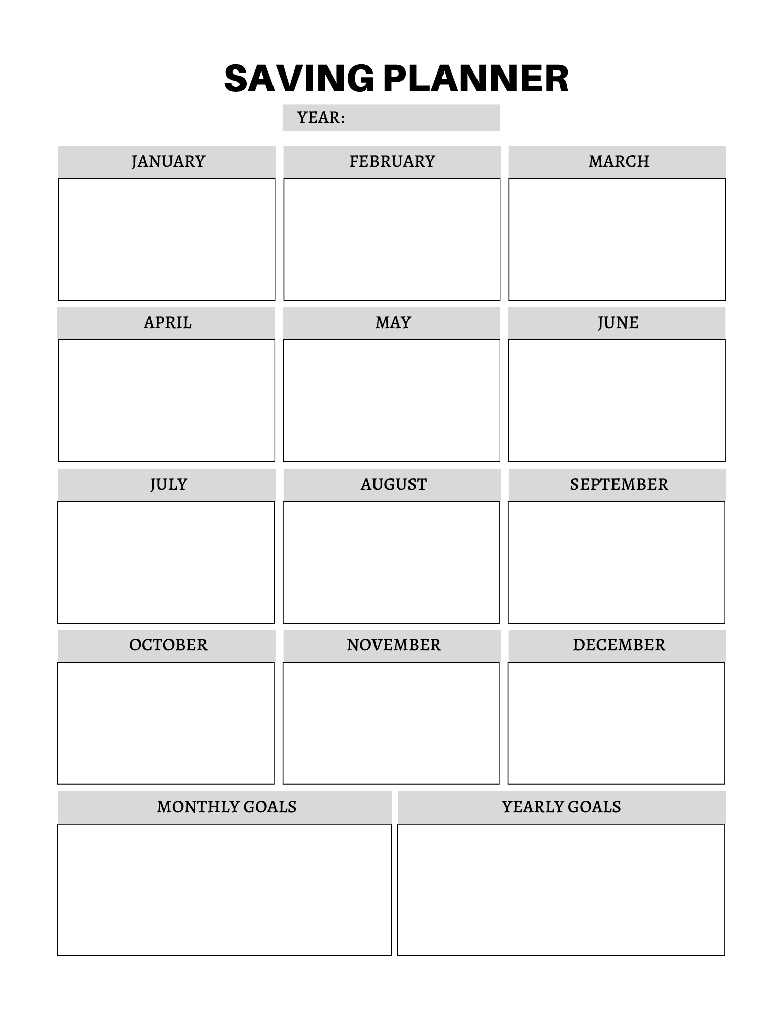 Budget & Financial Planner