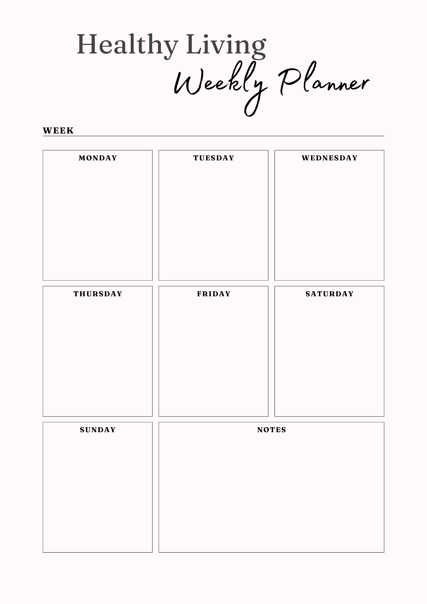 Healthy Living Journal