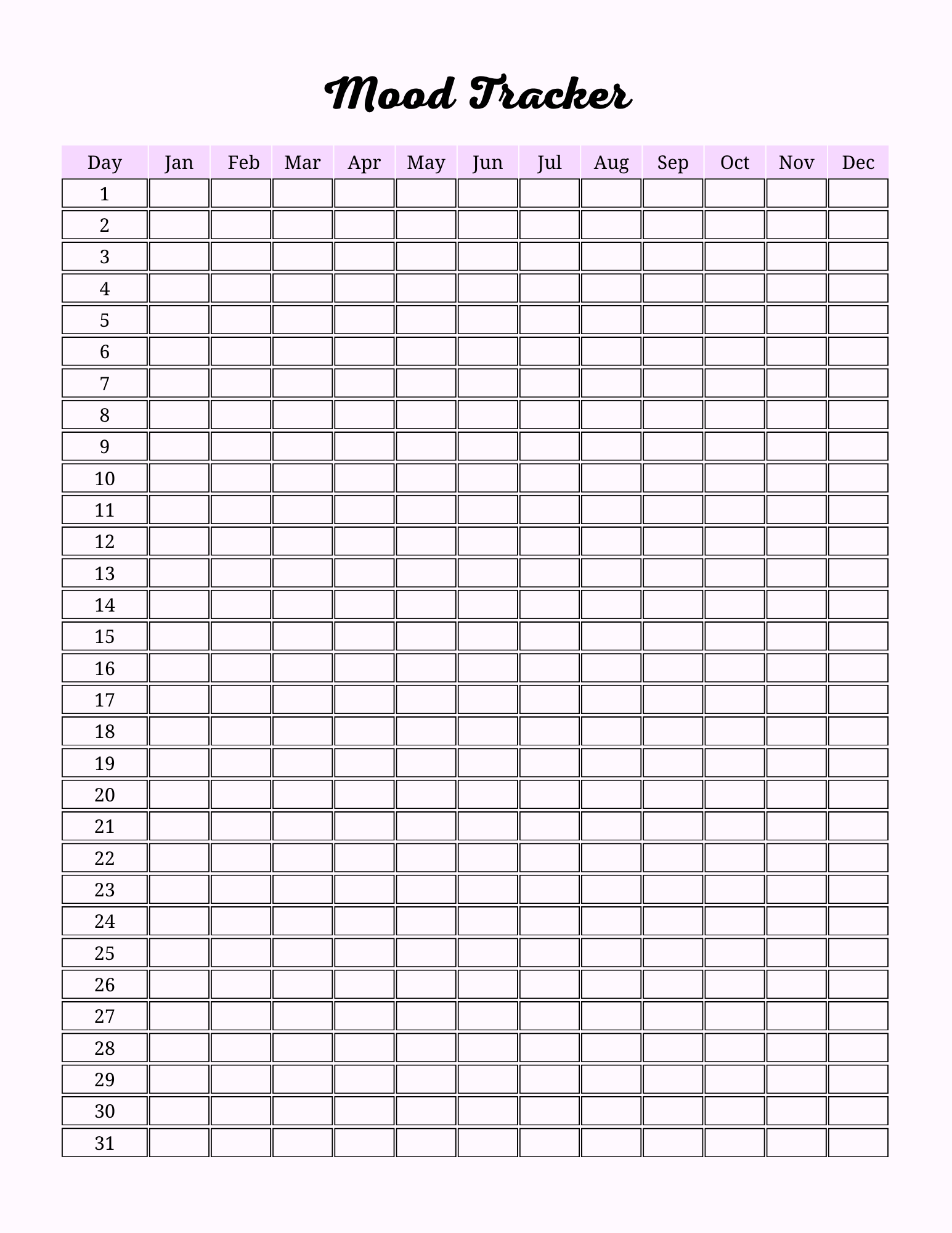 Colorful Self Care Planner